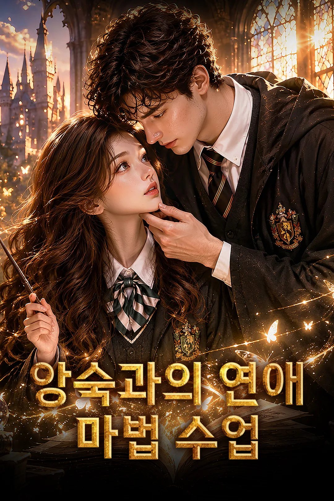 앙숙과의 연애 마법 수업 포스터