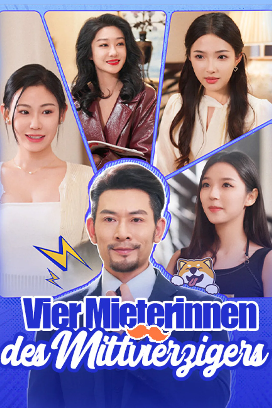 Poster von Vier Mieterinnen des Mittvierzigers