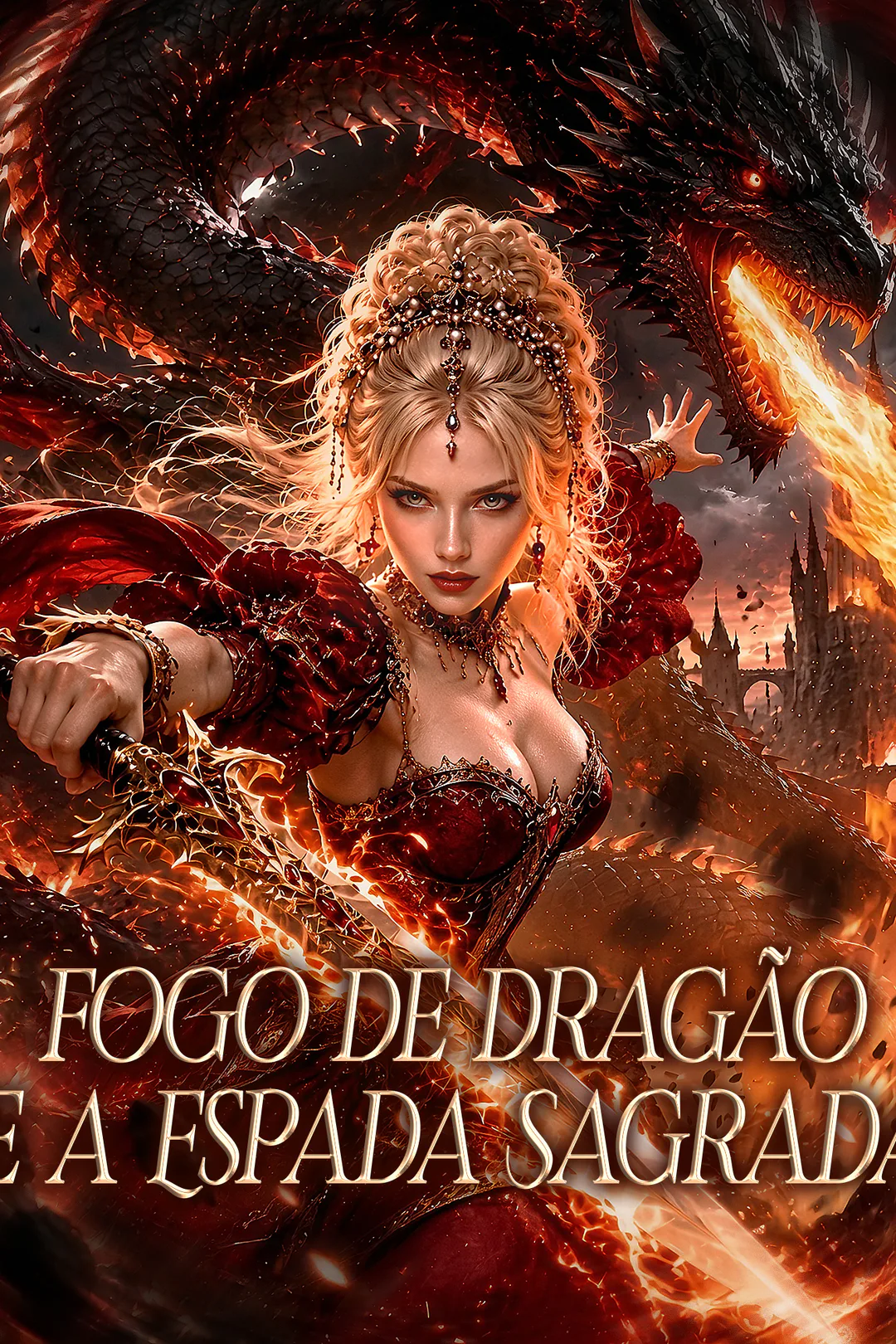 Pôster de Fogo de dragão e a Espada Sagrada