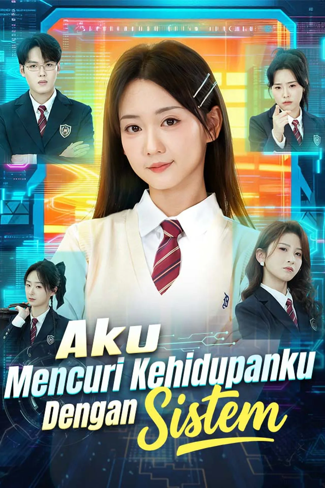 Poster Aku Mencuri Kehidupanku Dengan Sistem