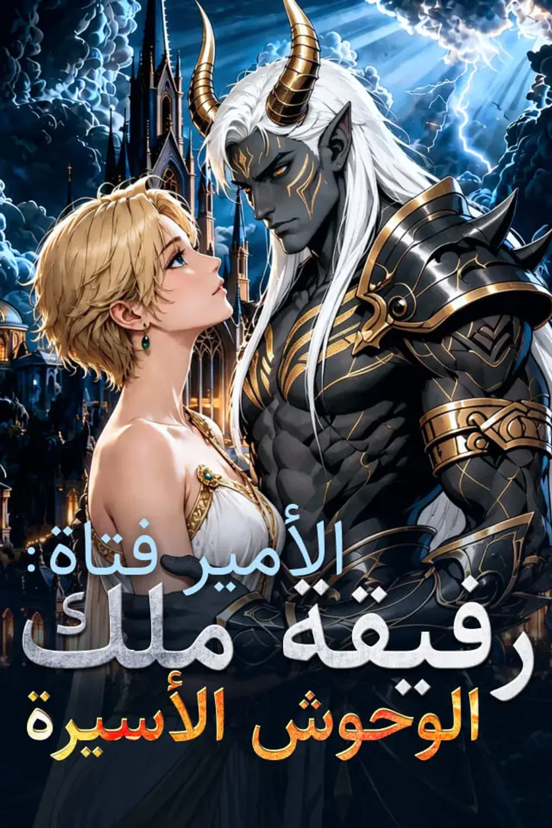 ملصق مسلسل «الأمير فتاة: رفيقة ملك الوحوش الأسيرة»