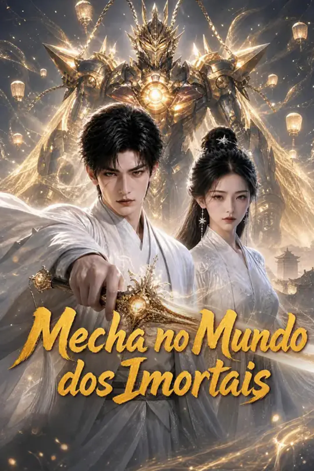 Pôster de Mecha no Mundo dos Imortais