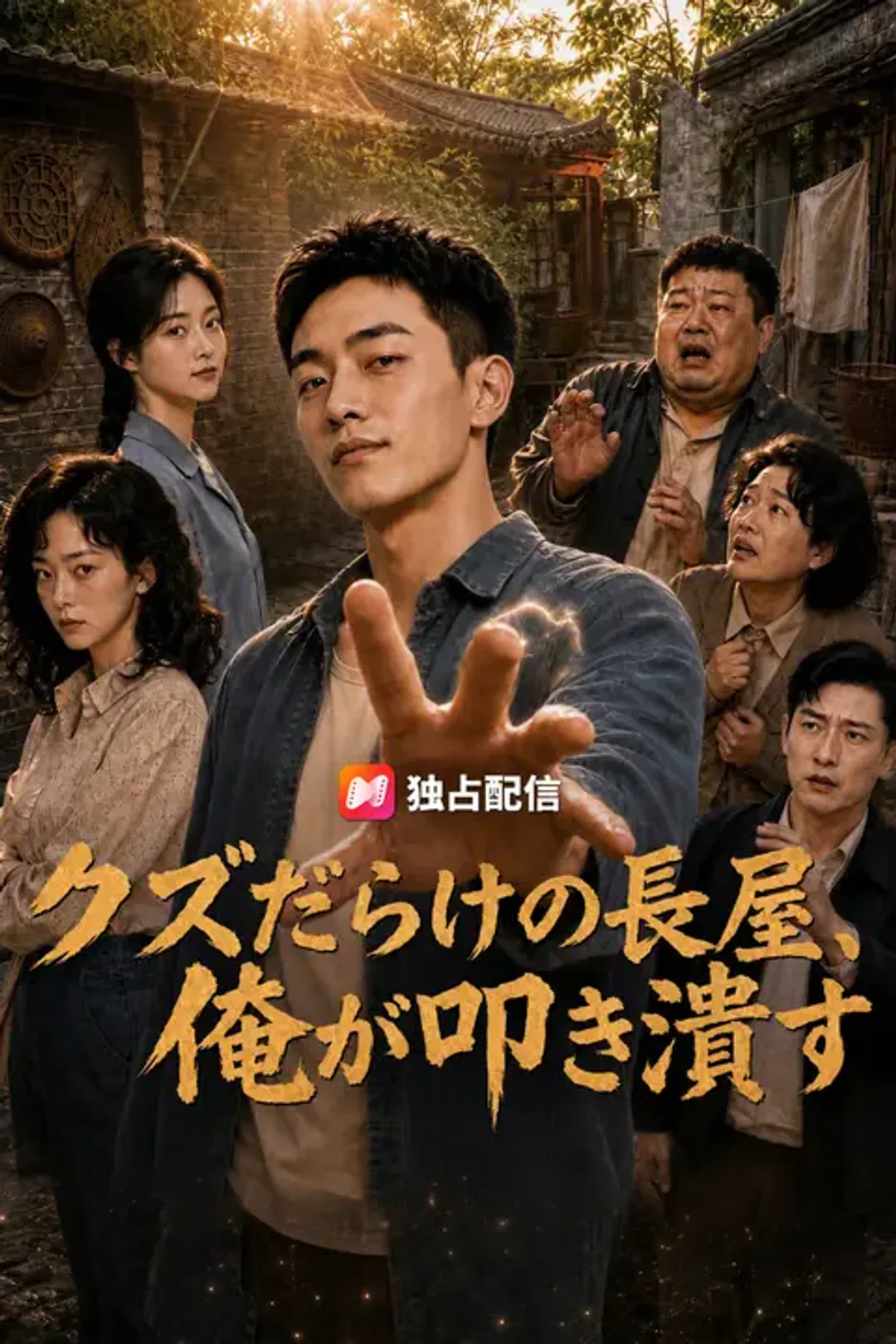 クズだらけの長屋、俺が叩き潰すのポスター