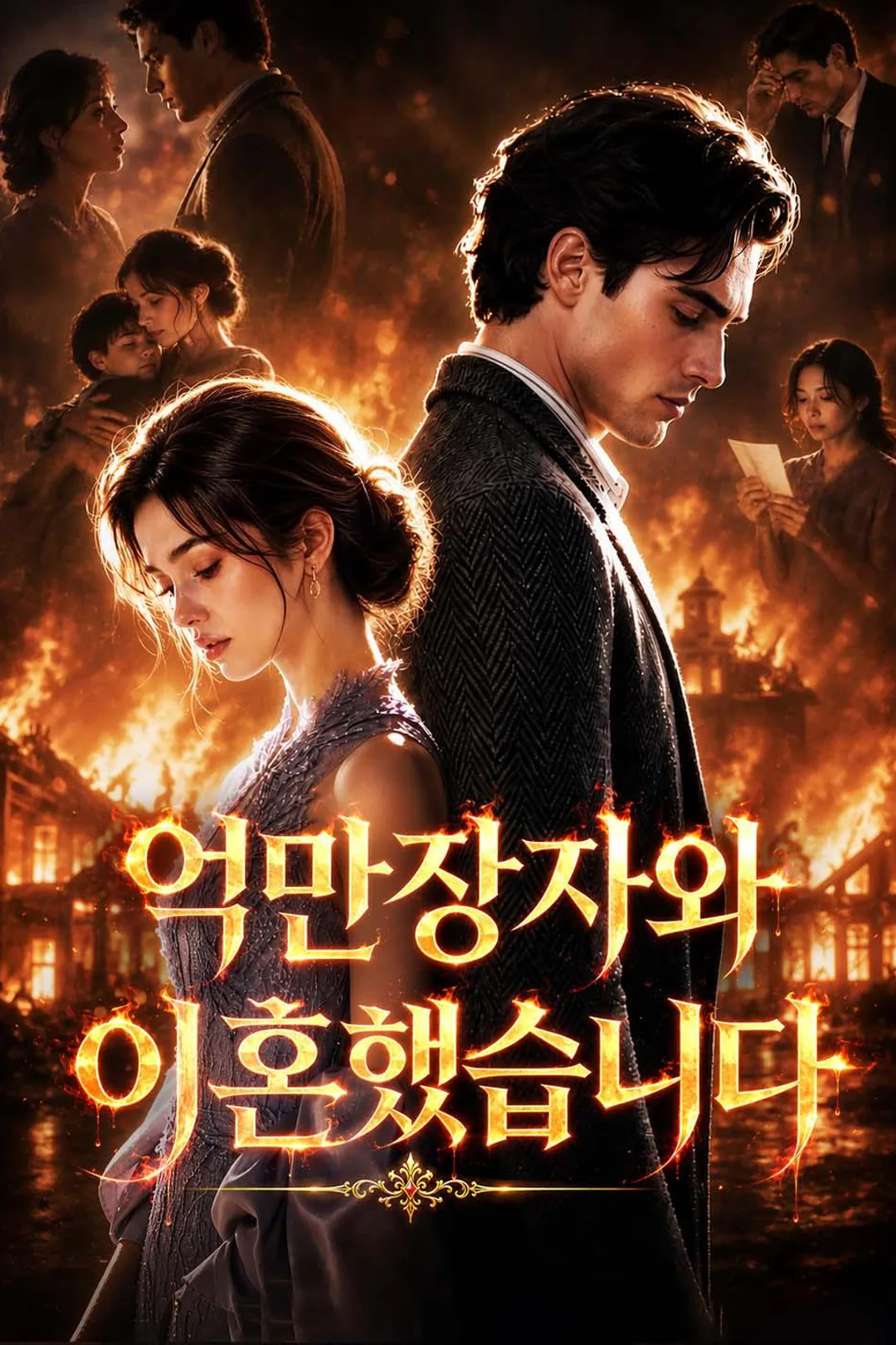 억만장자와 이혼했습니다 포스터