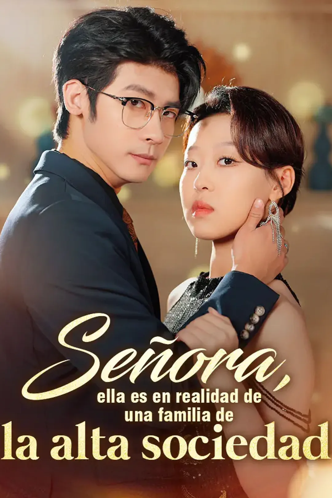 Póster de Señora, ella es en realidad de una familia de la alta sociedad