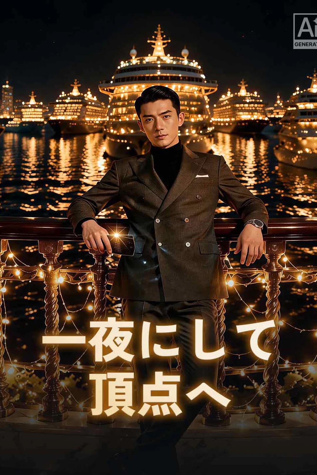 一夜にして頂点へのポスター