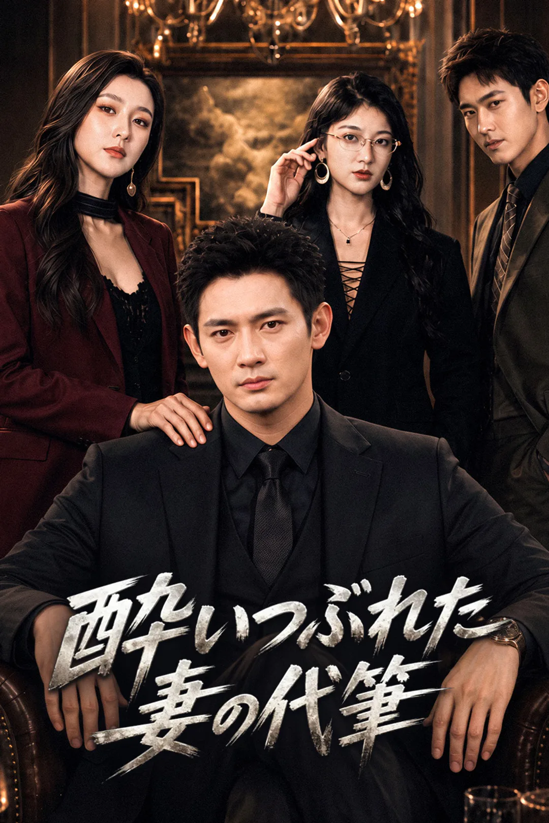 酔いつぶれた妻の代筆のポスター