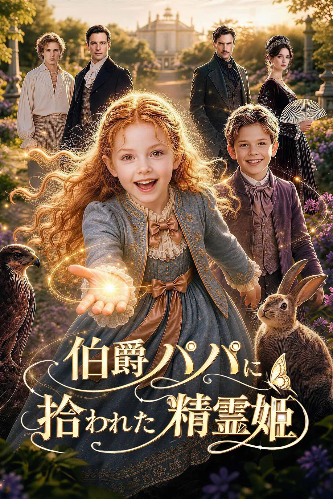 伯爵パパに拾われた精霊姫のポスター