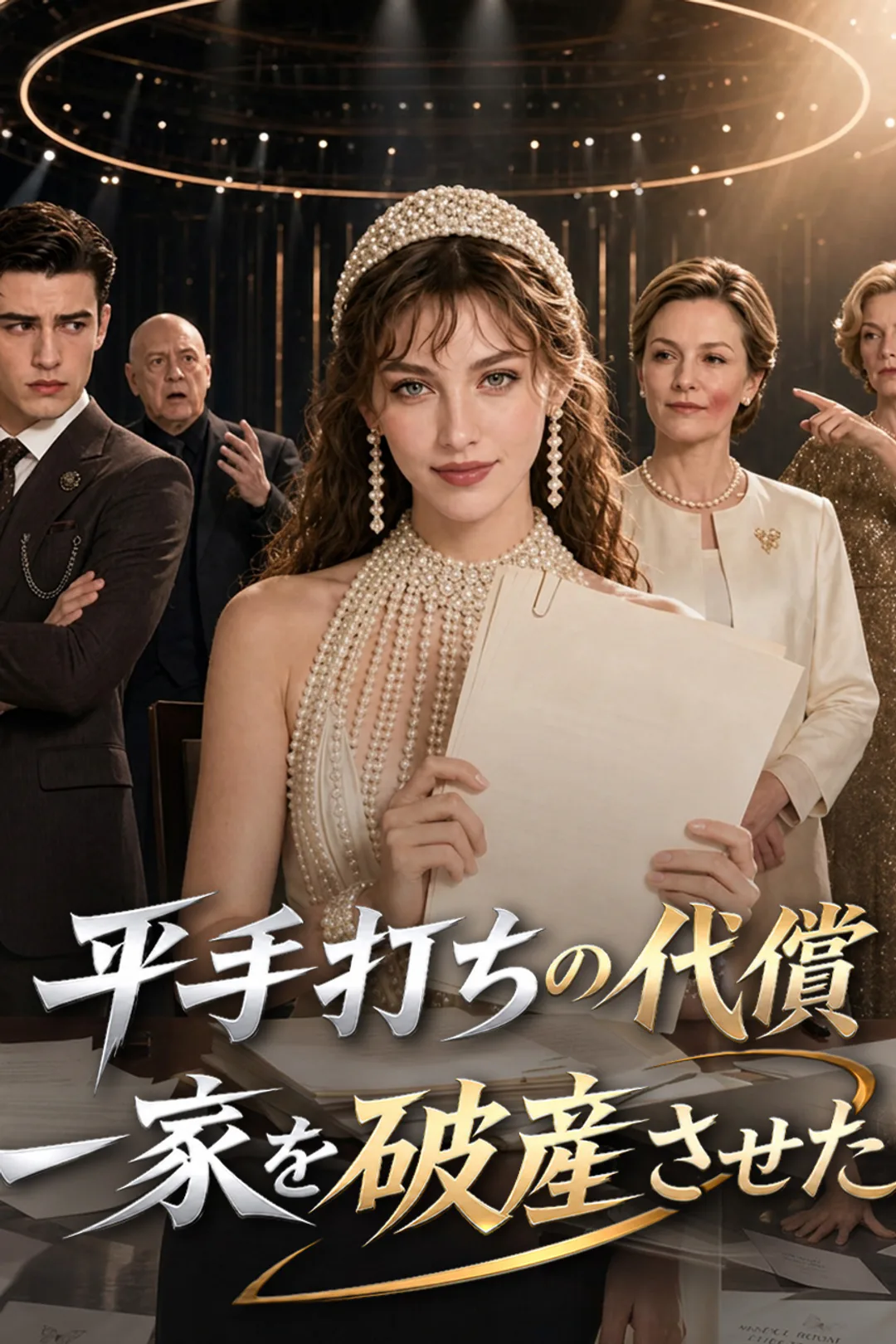 平手打ちの代償、一家を破産させたのポスター