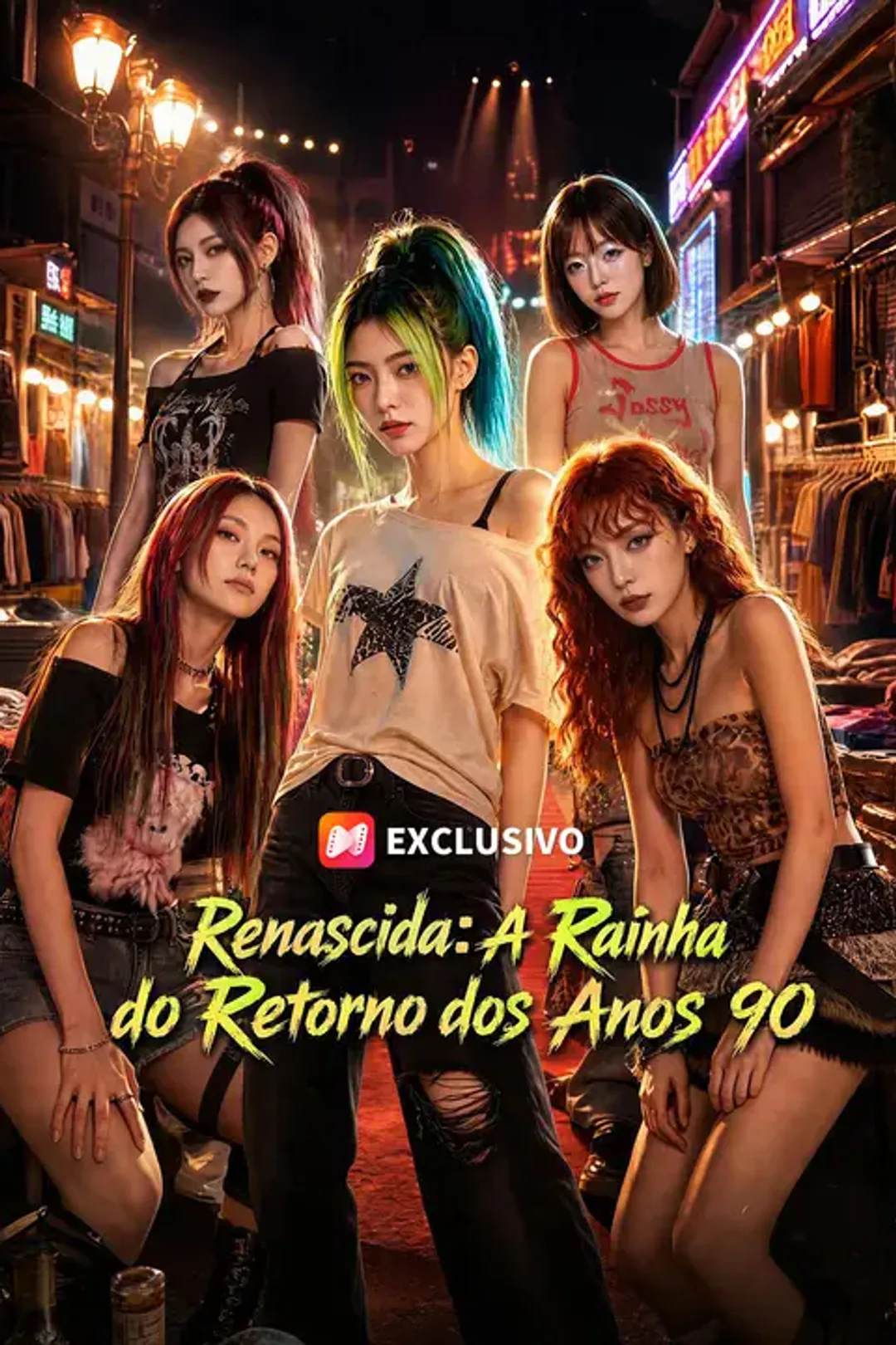 Pôster de Renascida: A Rainha do Retorno dos Anos 90