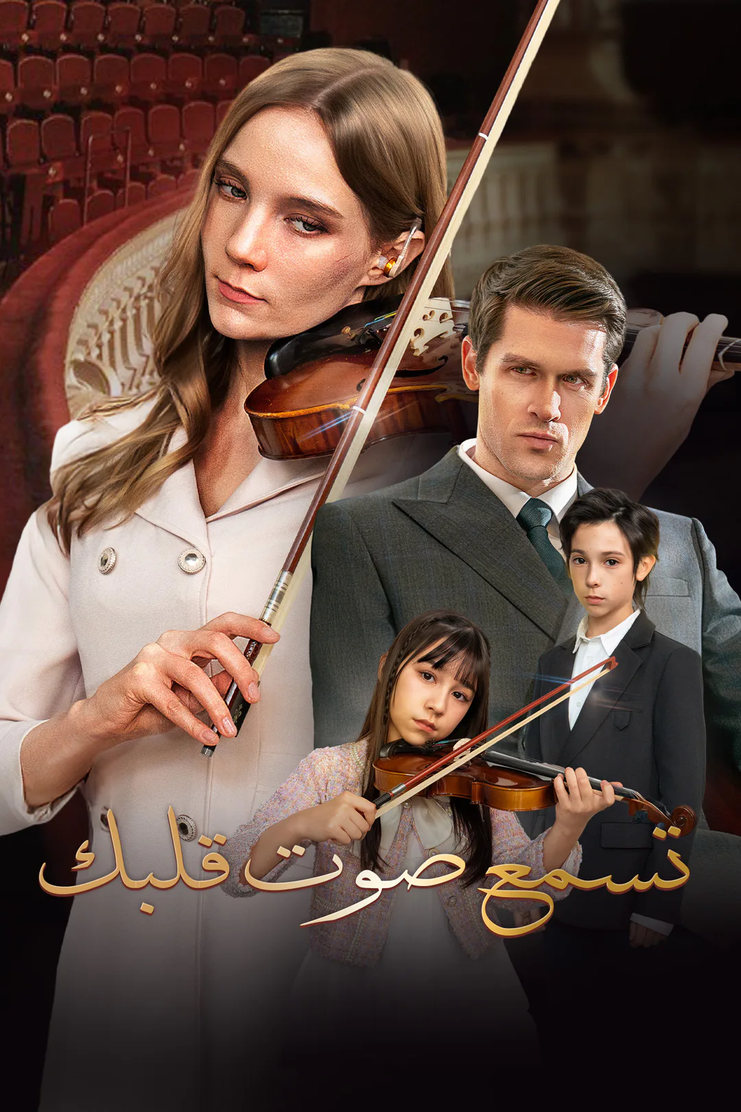 ملصق مسلسل «تسمع صوت قلبك»