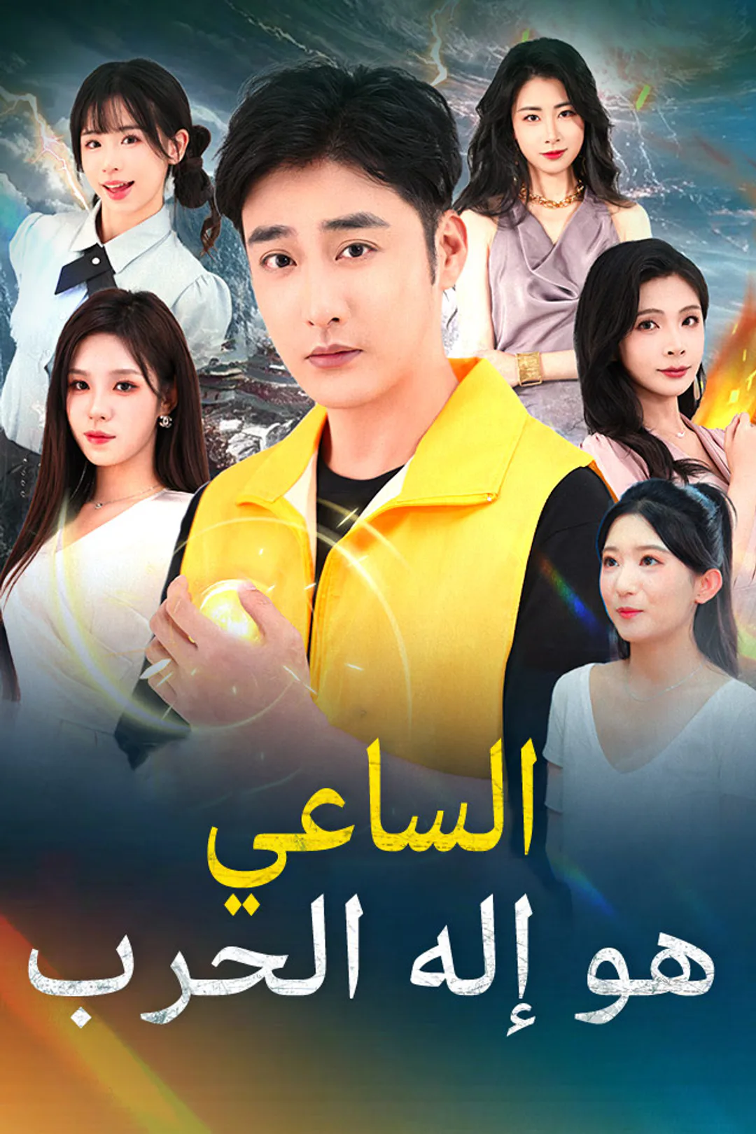 ملصق مسلسل «الساعي هو إله الحرب»