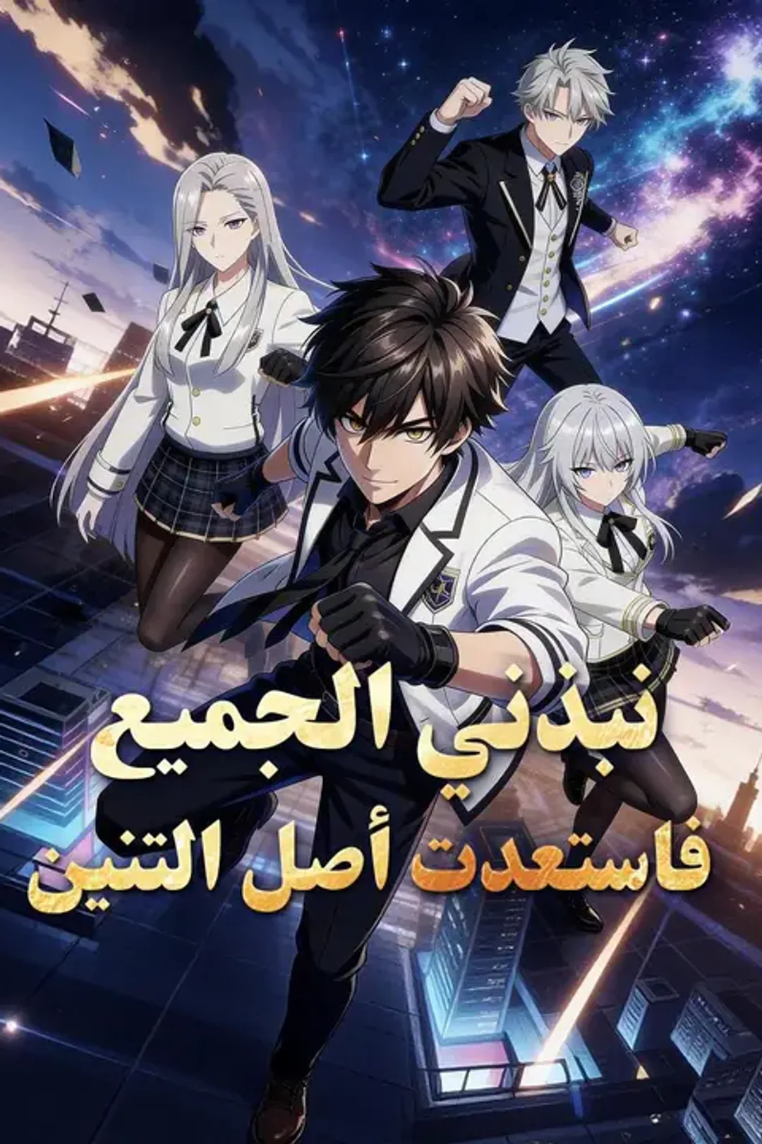 ملصق مسلسل «نبذني الجميع... فاستعدت أصل التنين»
