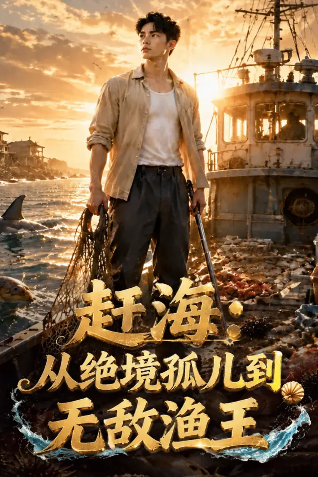 《赶海：从绝境孤儿到无敌渔王》海报