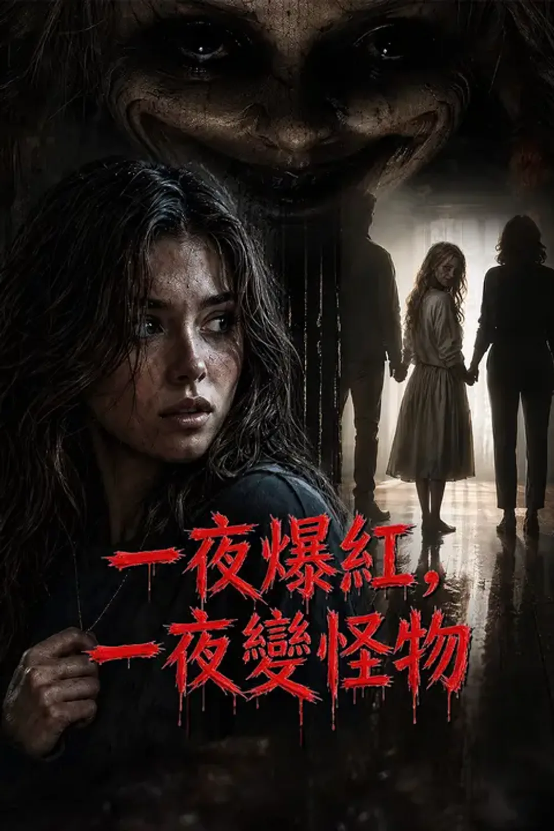 《一夜爆紅,一夜變怪物》海報