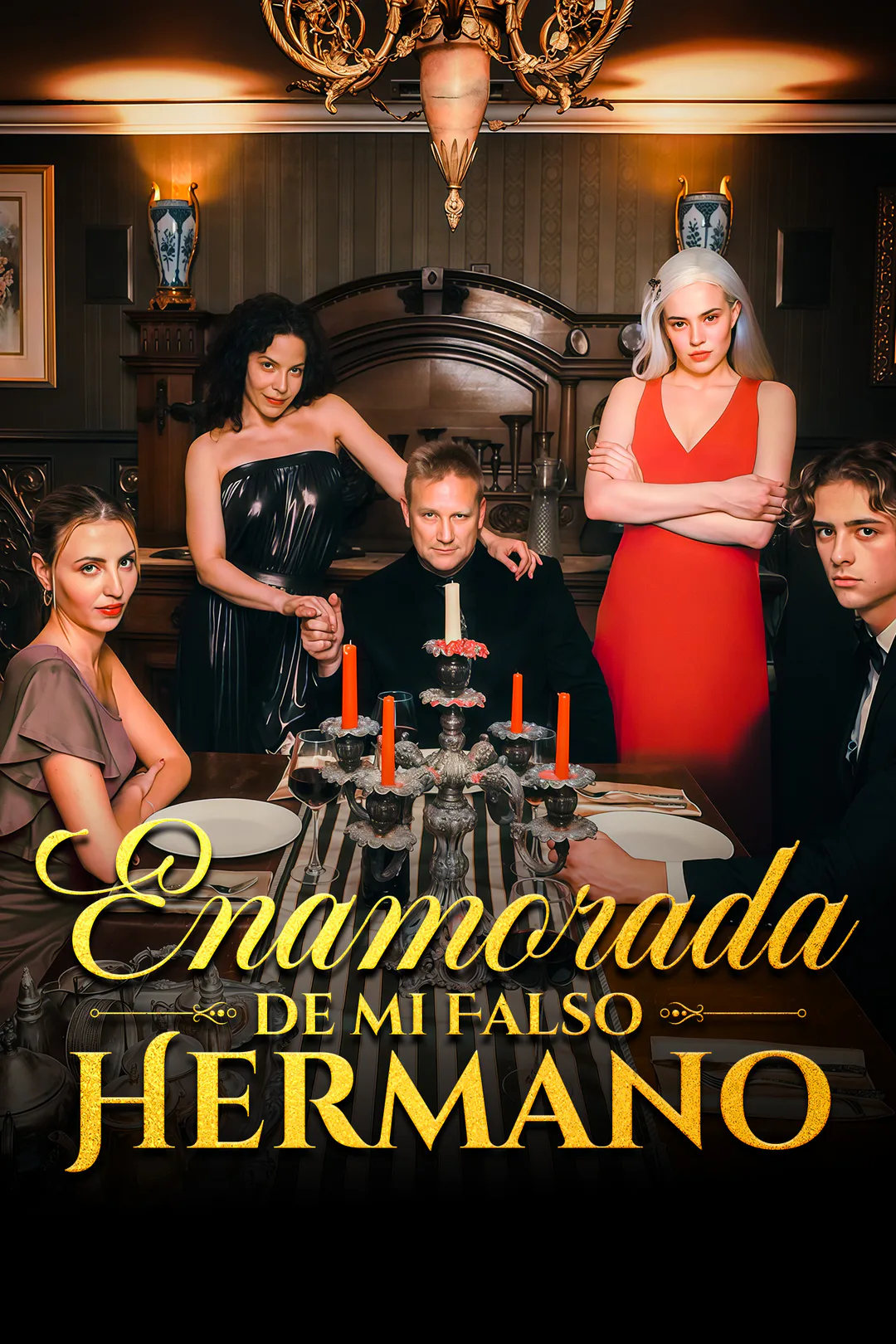 Póster de Enamorada de mi Falso Hermano
