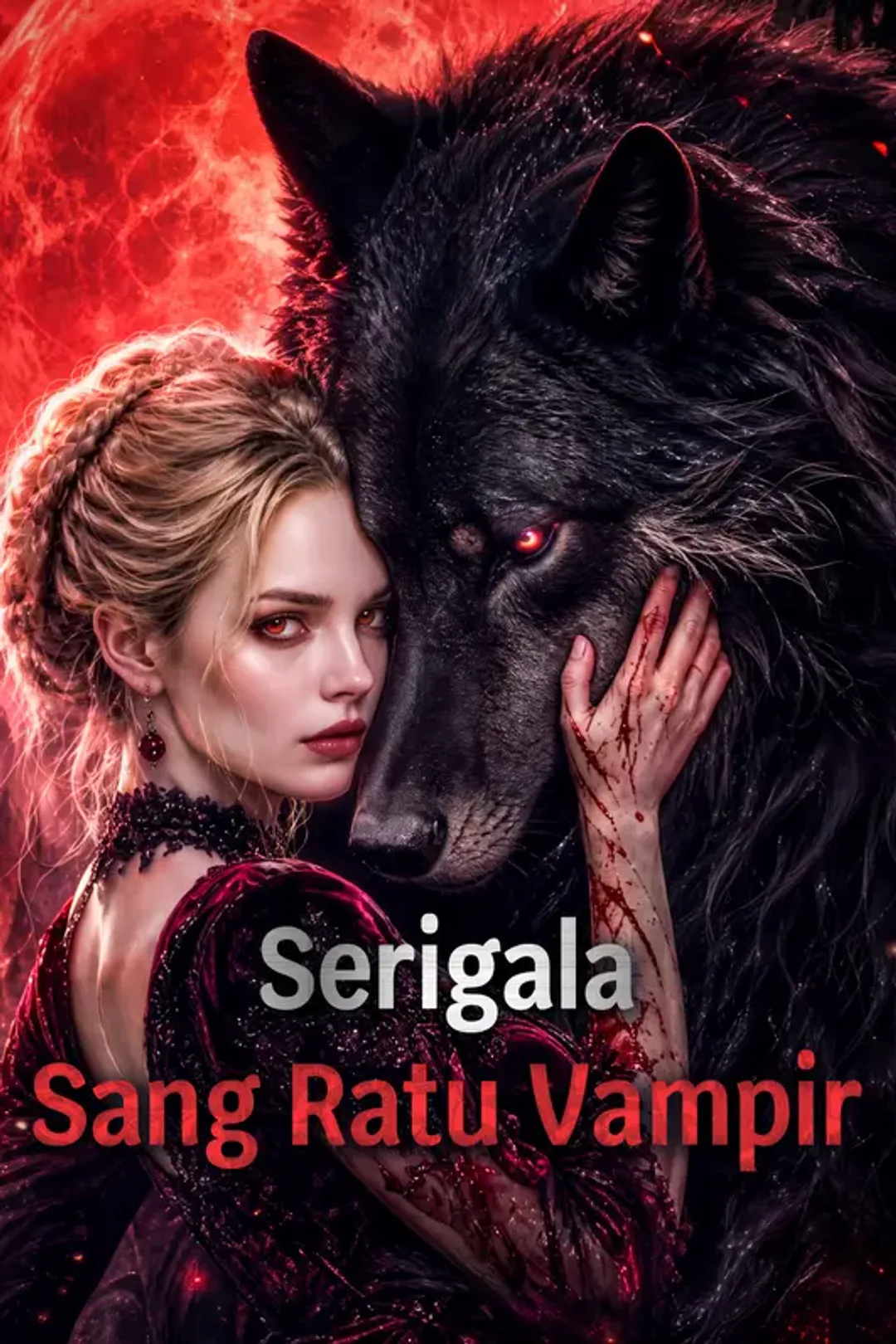 Poster Serigala Sang Ratu Vampir