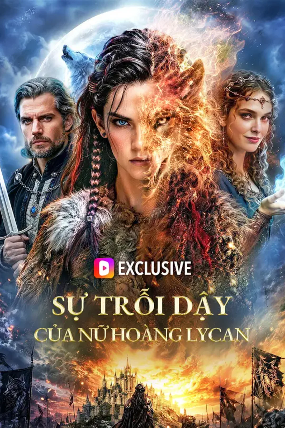 Poster phim Sự Trỗi Dậy Của Nữ Hoàng Lycan(Phiên bản lồng tiếng)