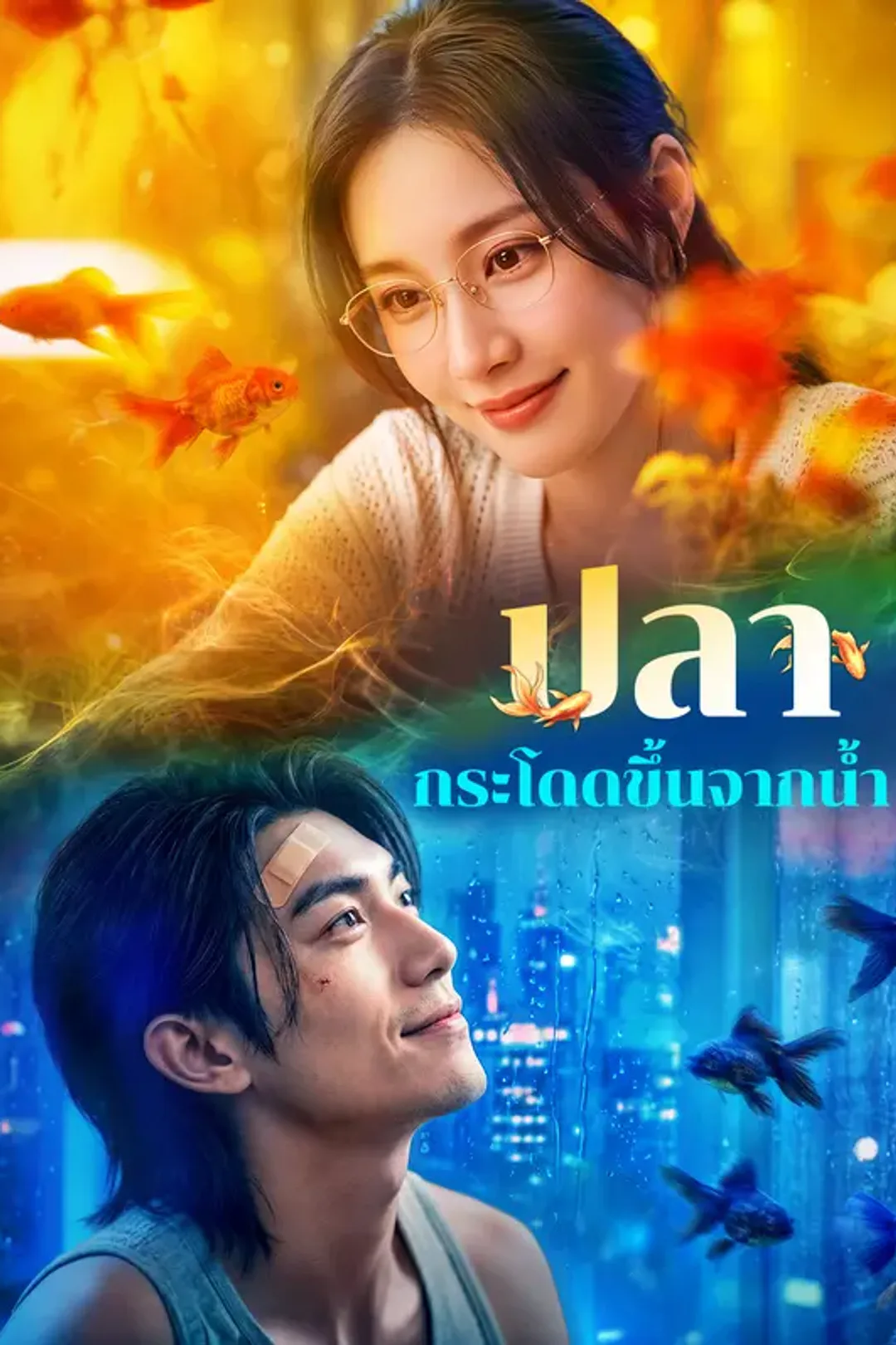โปสเตอร์ ปลา กระโดดขึ้นจากน้ำ