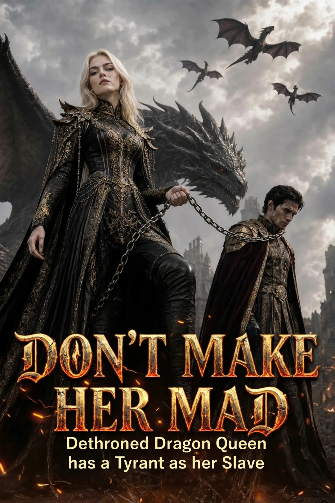 Don’t make her mad Dethroned dragon queen has a tyrant as her slave poster