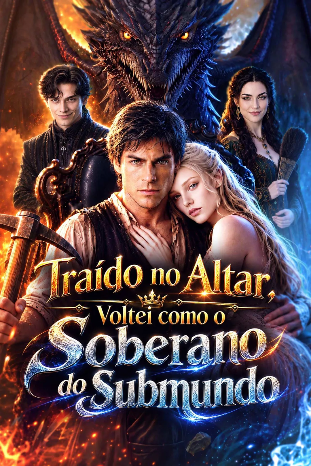Pôster de Traído no Altar, Voltei como o Soberano do Submundo