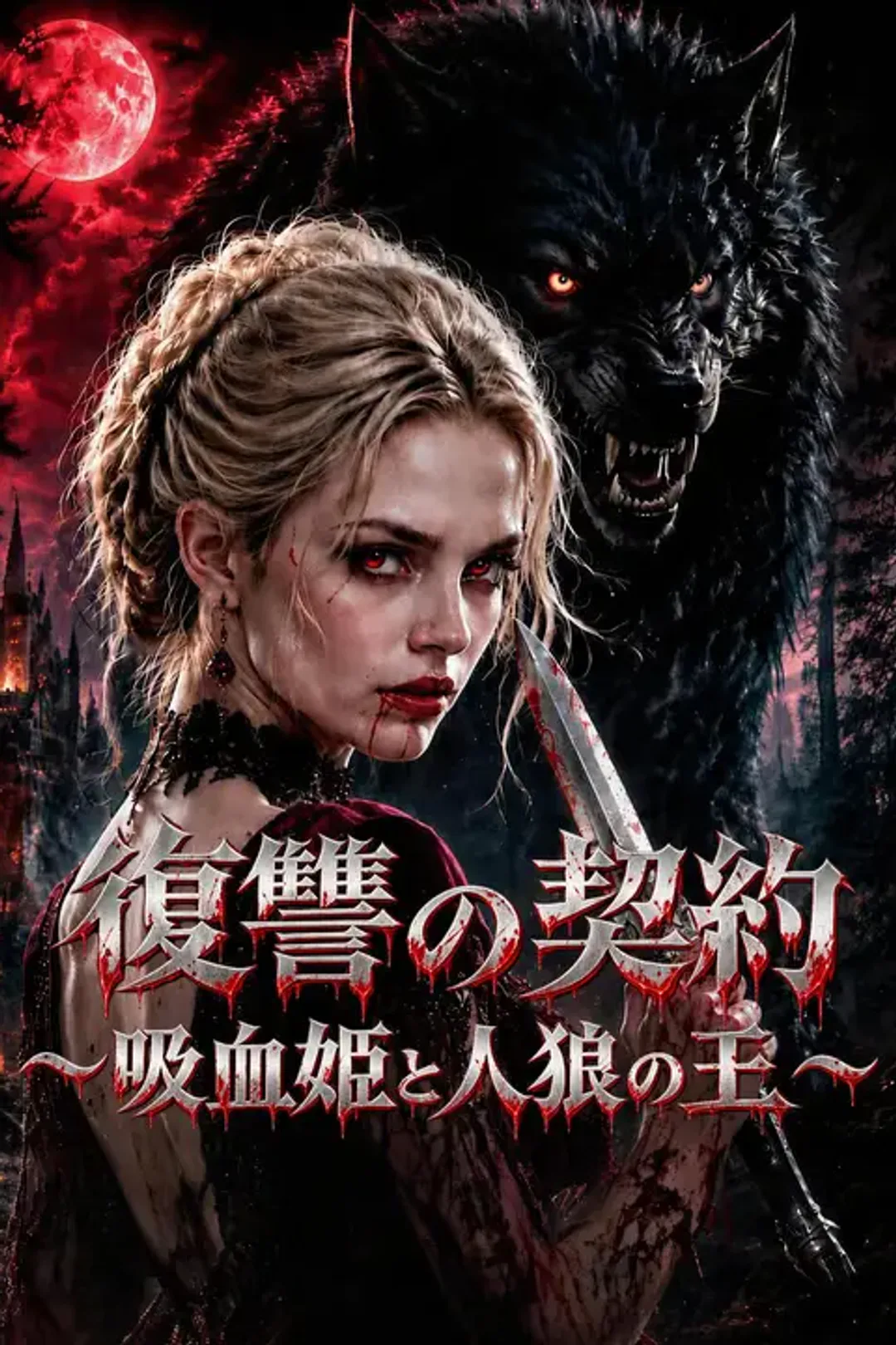 復讐の契約～吸血姫と人狼の王～のポスター