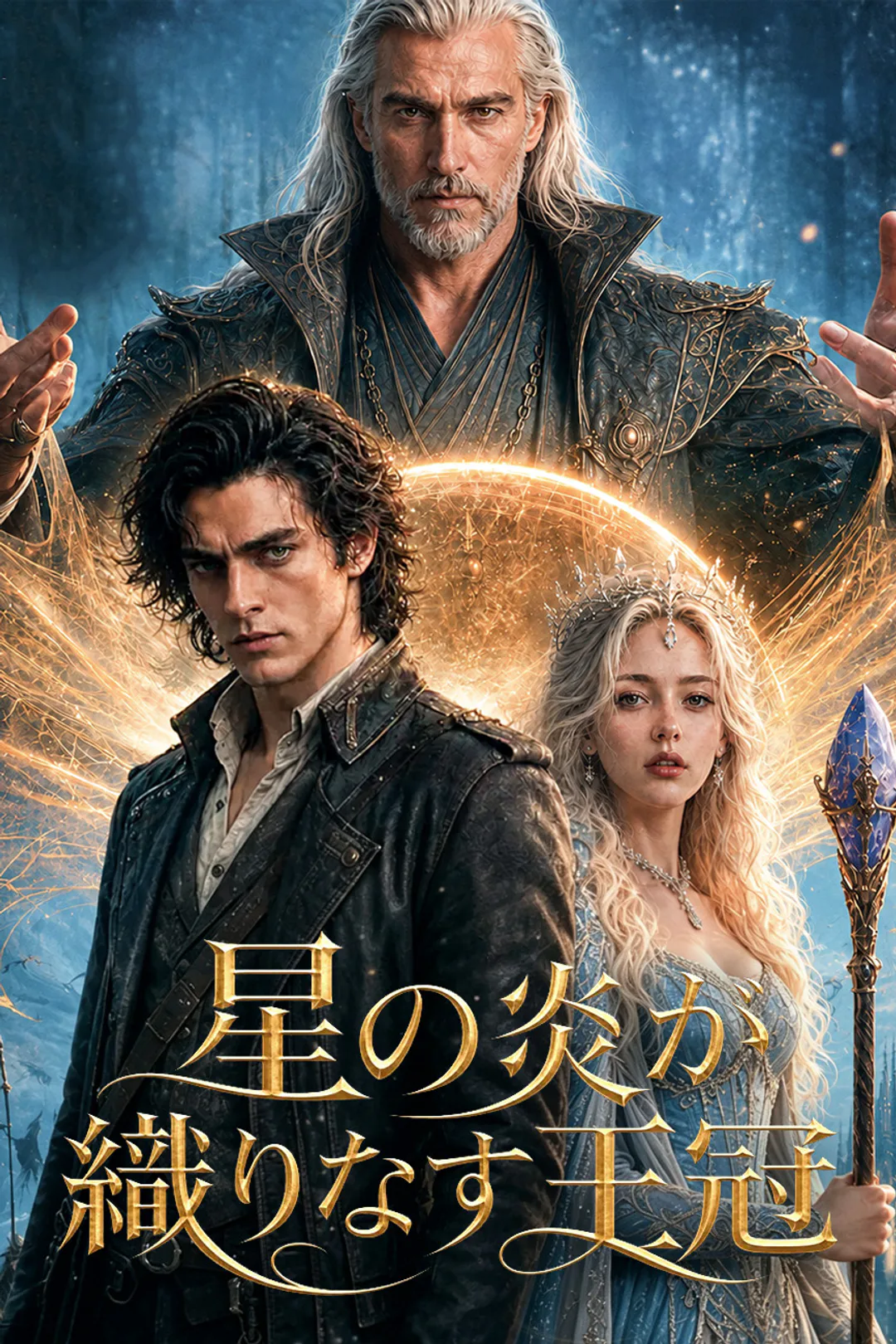 星の炎が織りなす王冠のポスター