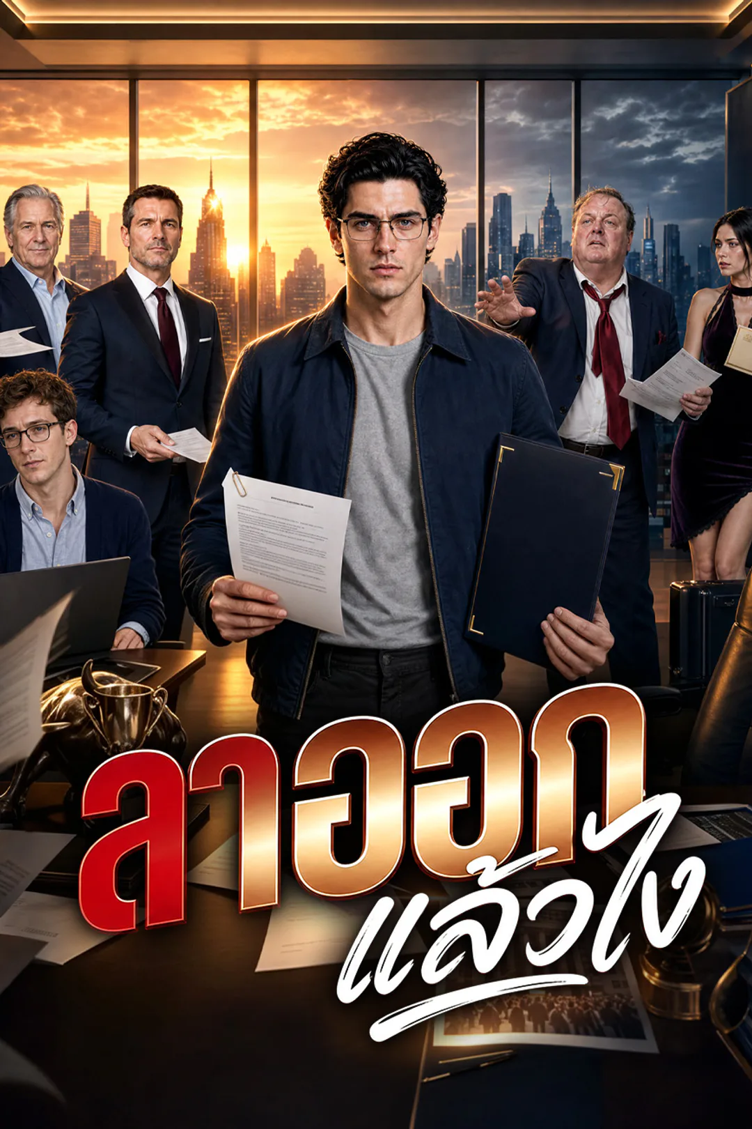 โปสเตอร์ ลาออกแล้วไง（ฉบับพากย์ ）