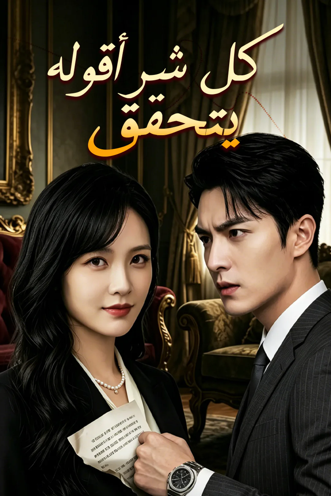 ملصق مسلسل «كل شر أقوله يتحقق(دبلجة)»