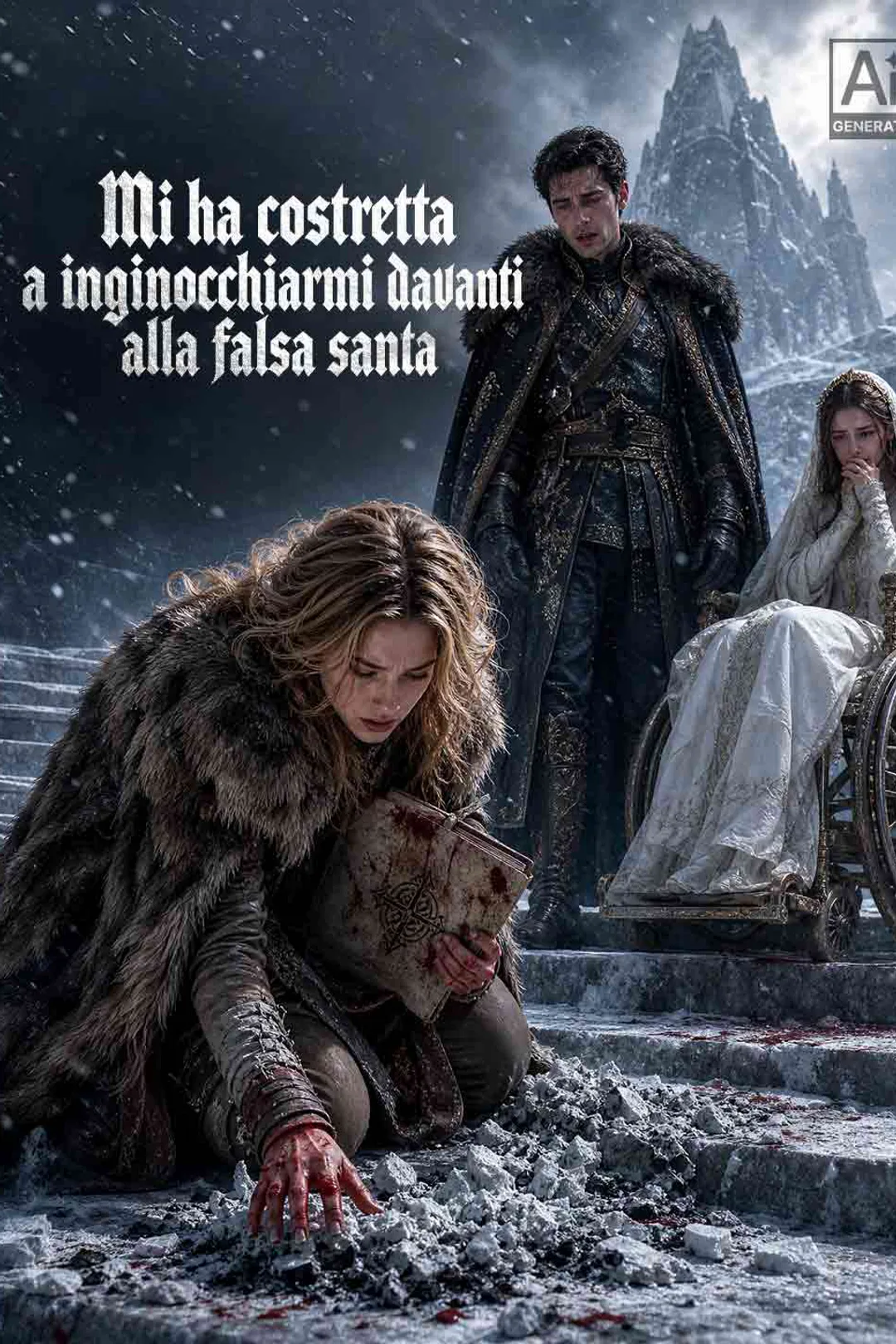 Locandina di Mi ha costretta a inginocchiarmi davanti alla falsa santa