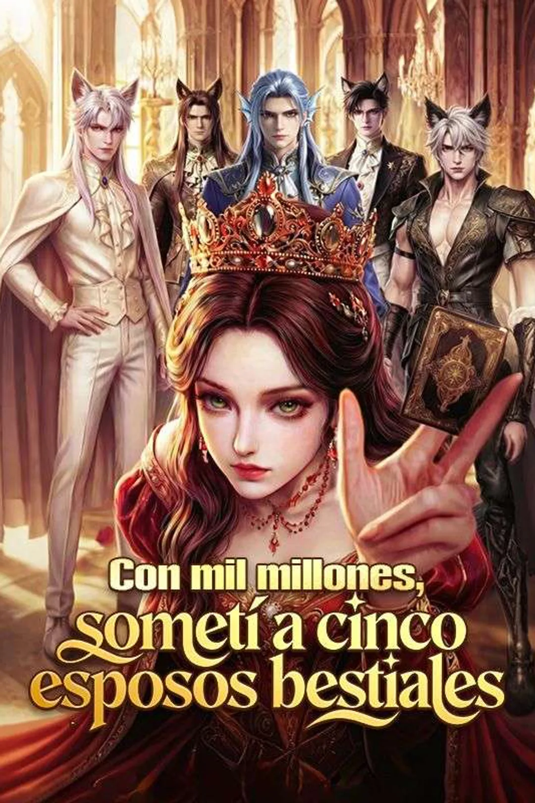 Póster de Con mil millones, sometí a cinco esposos bestiales