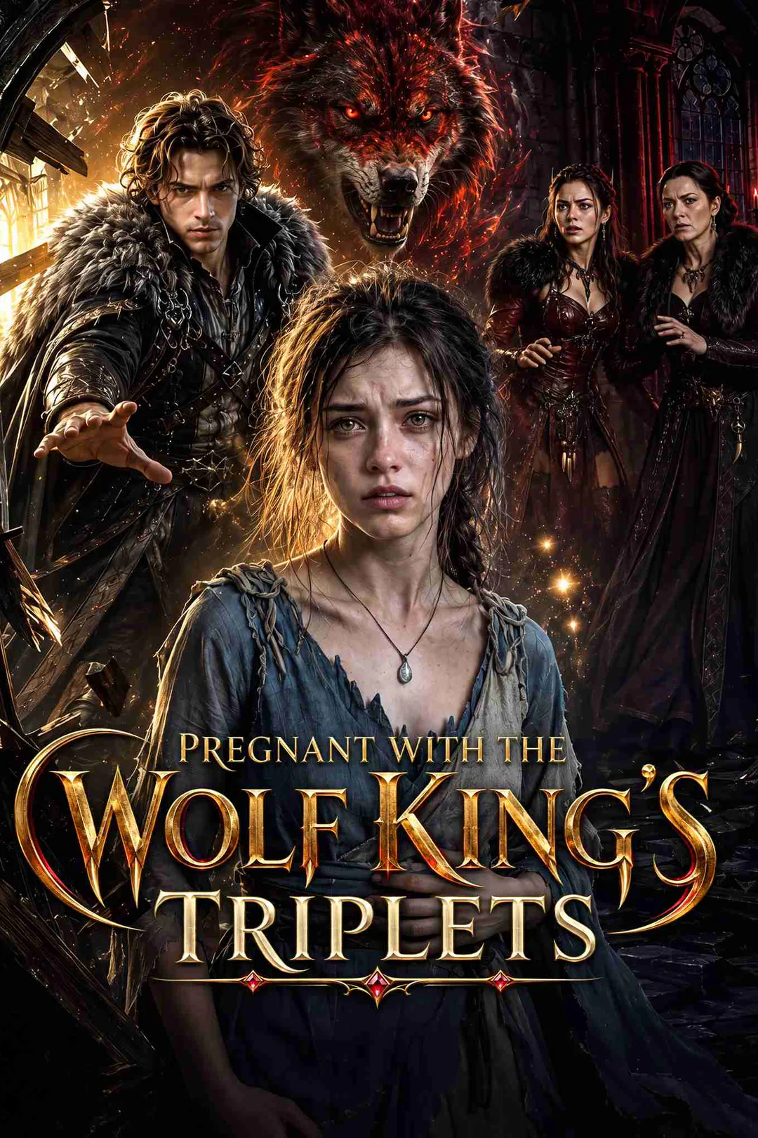 Pregnant with the Wolf King's Triplets poster