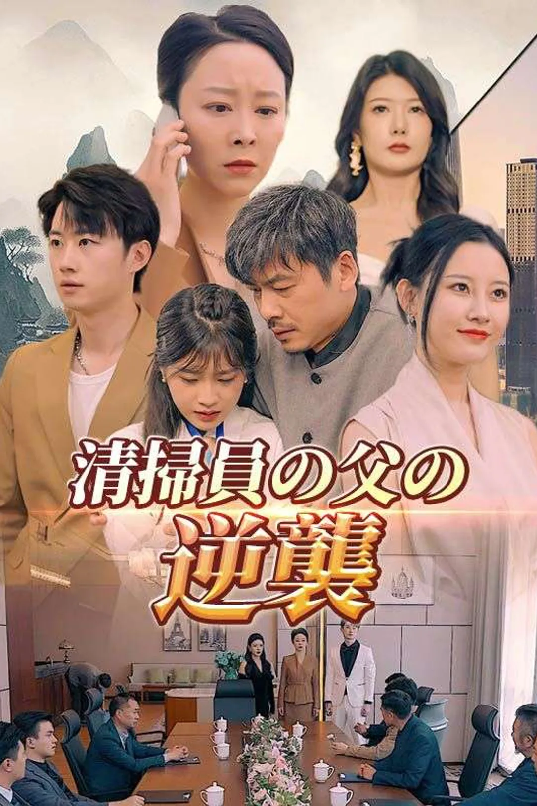 清掃員の父の逆襲（日本語吹替版）のポスター