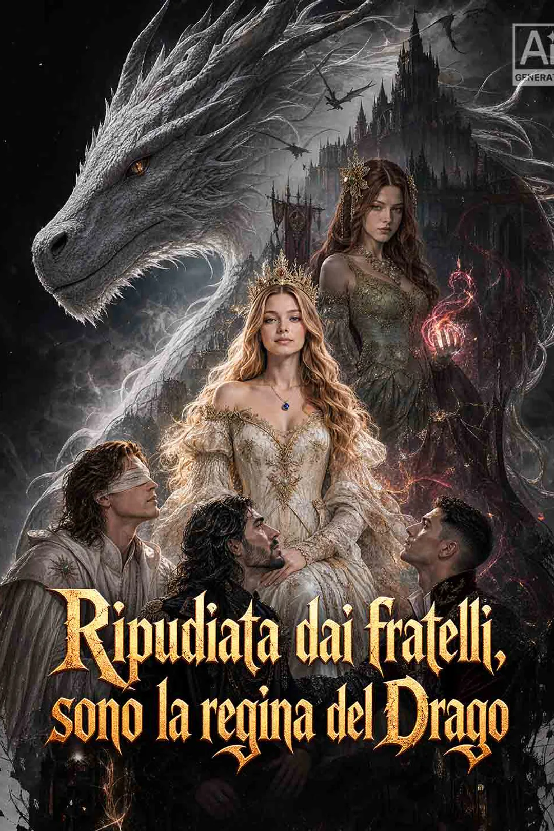 Locandina di Ripudiata dai fratelli, sono la regina del Drago