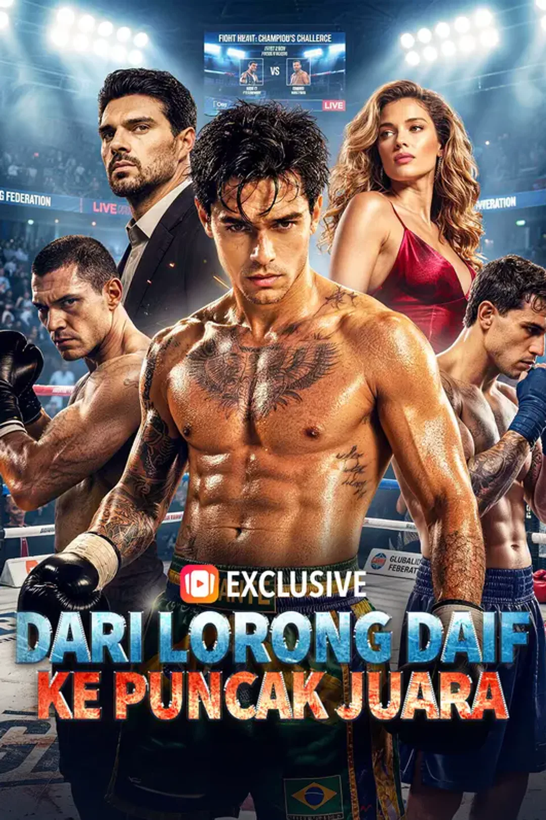 Poster Dari Lorong Daif ke Puncak Juara