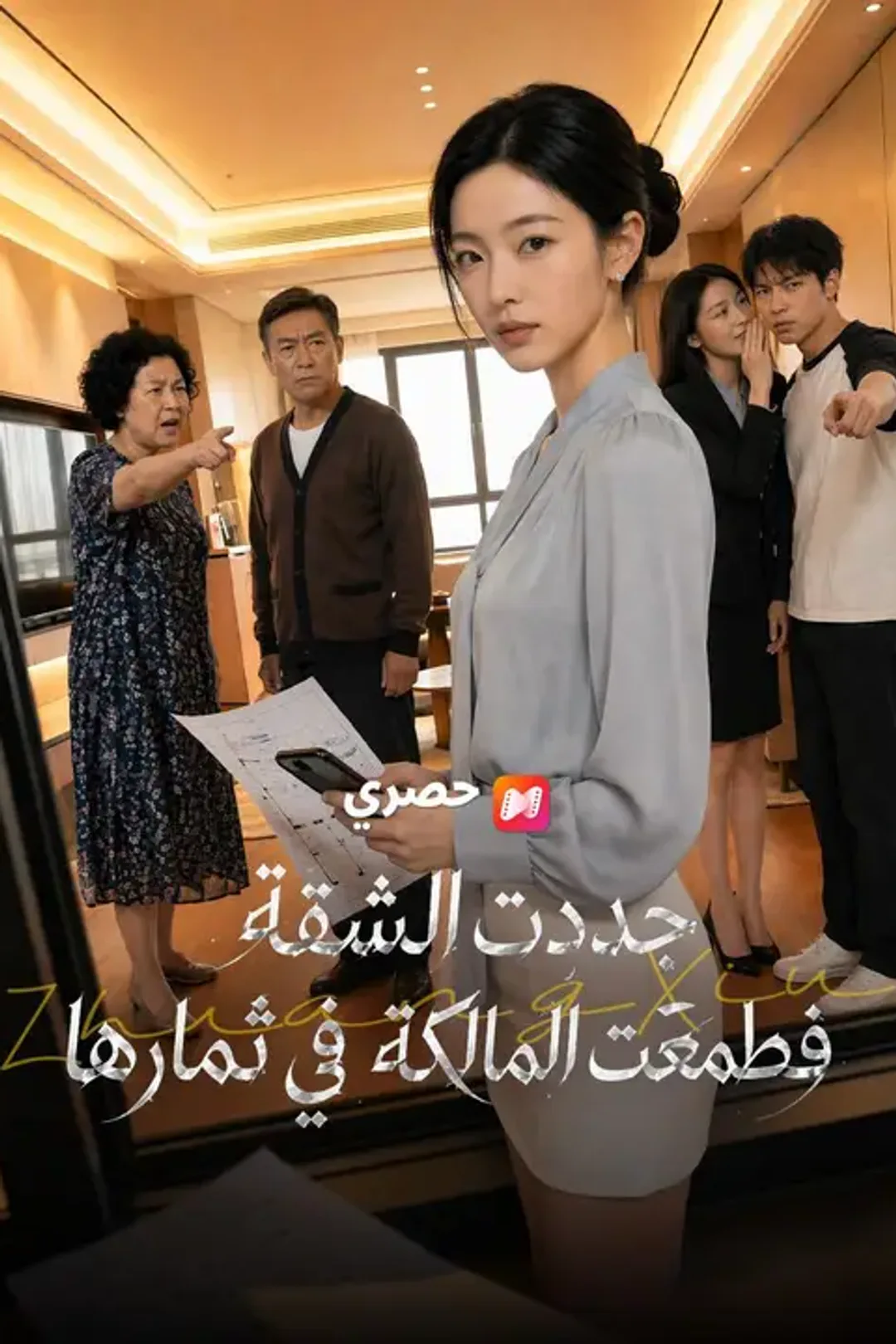 ملصق مسلسل «جددت الشقة فطمعَت المالكة في ثمارها»