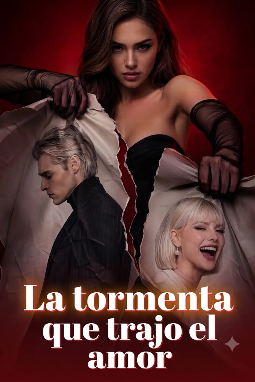 Póster de La tormenta que trajo el amor