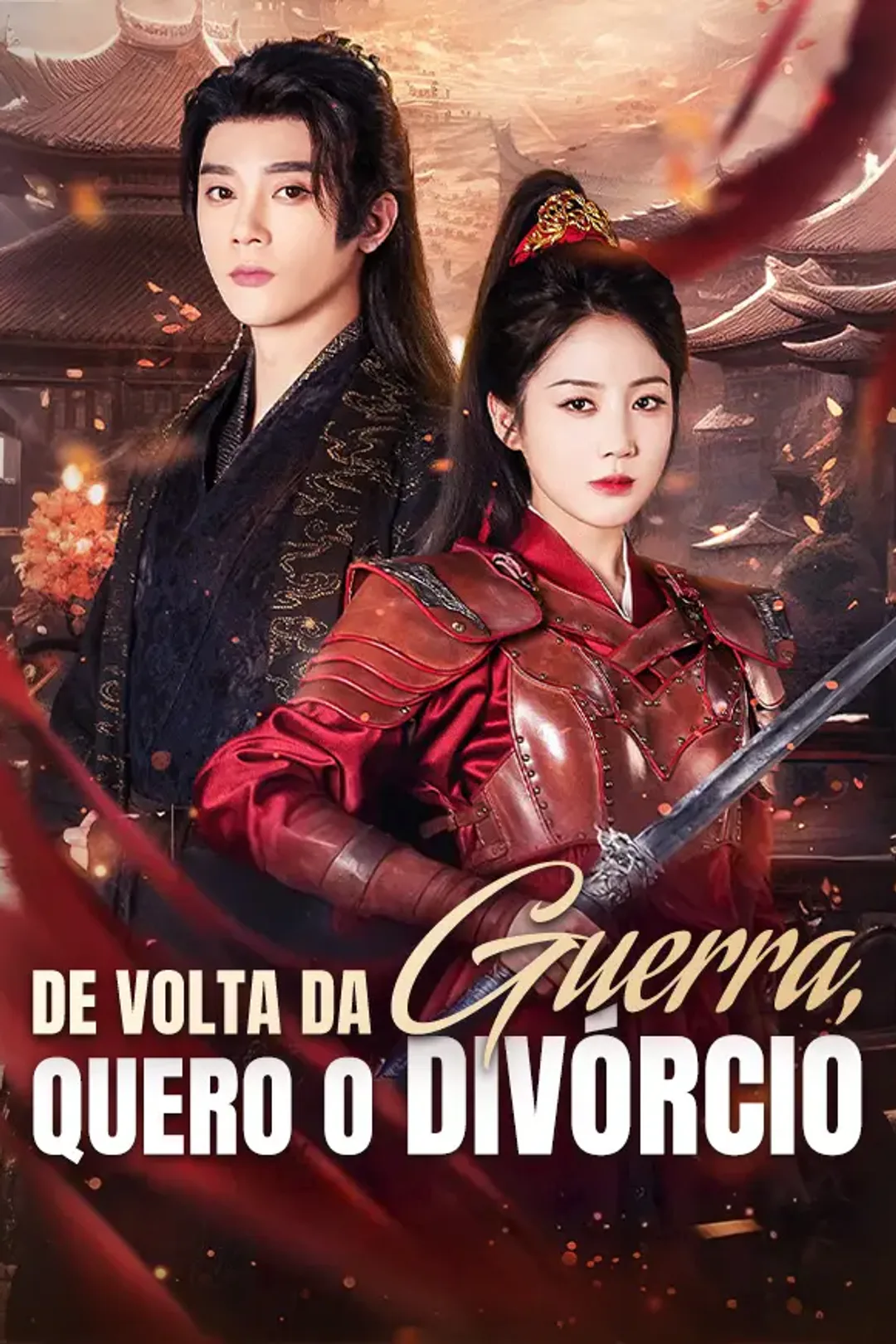 Pôster de De Volta da Guerra, Quero o Divórcio
