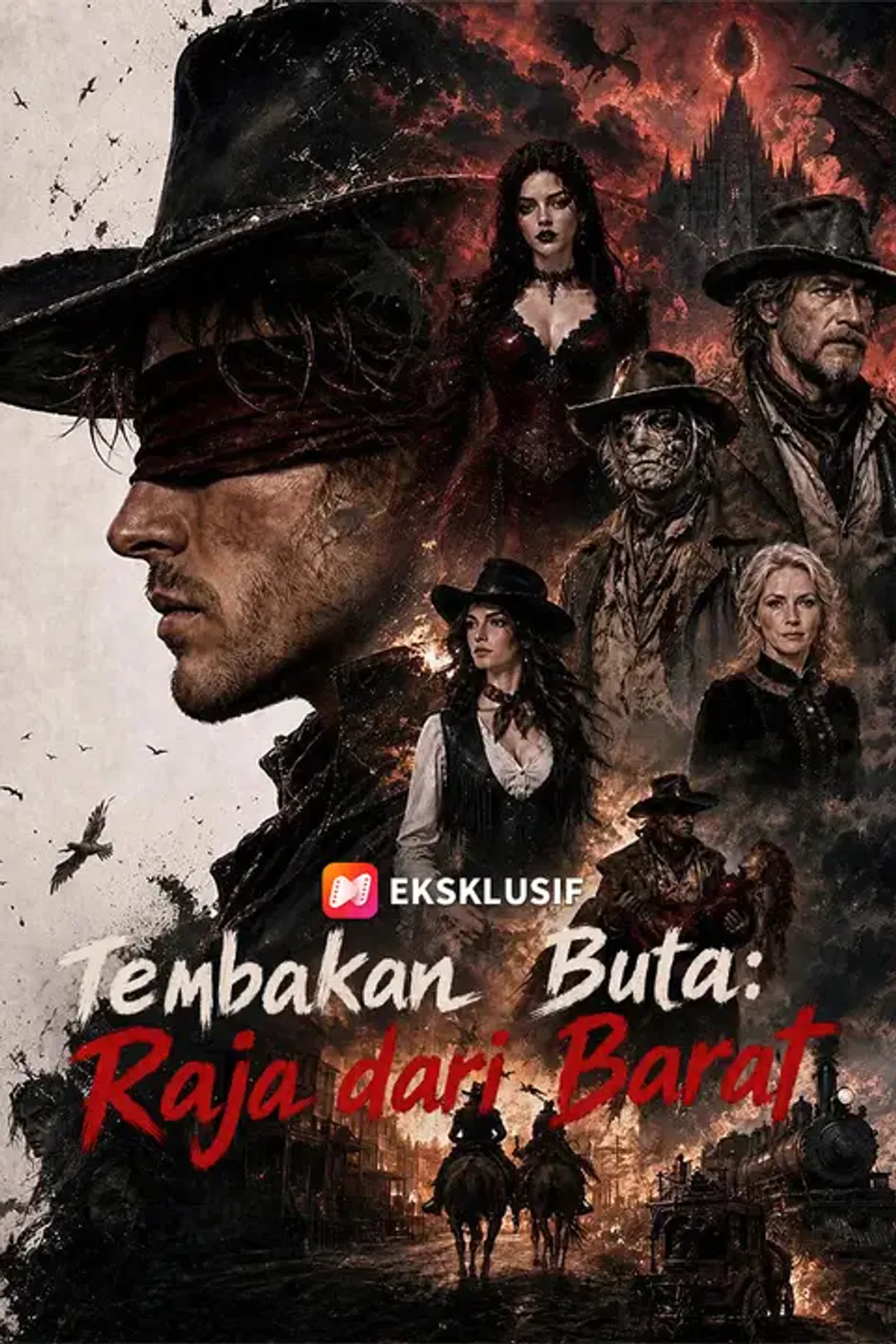 Poster Tembakan Buta: Raja dari Barat