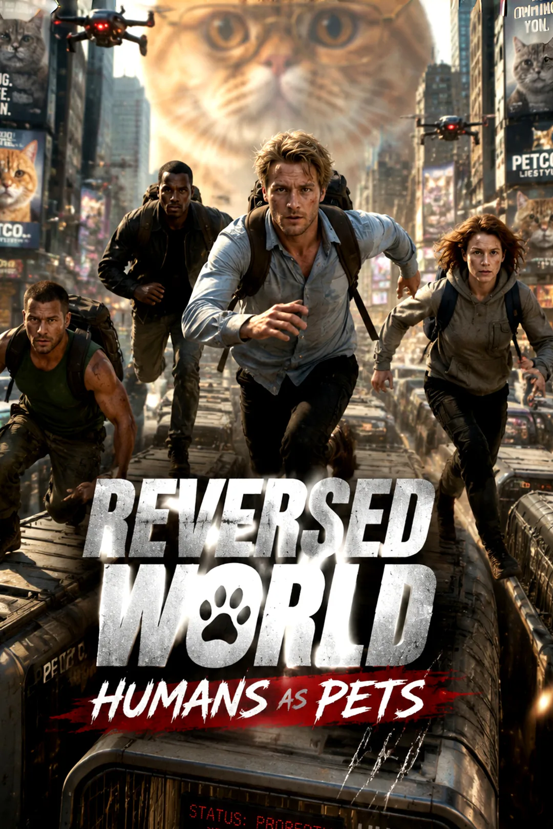 Reversed World: Humans as Pets poster