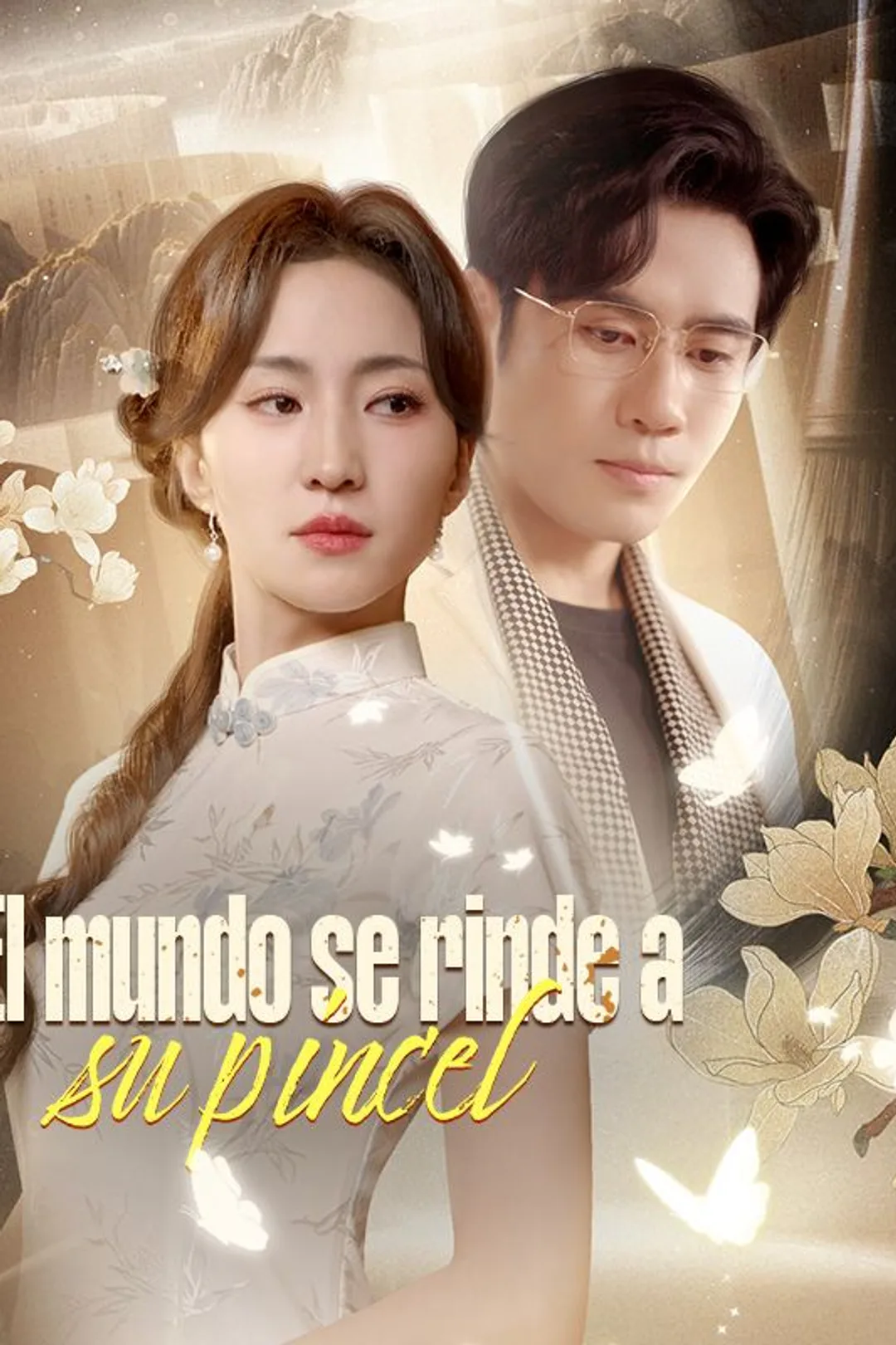 Póster de El mundo se rinde a su pincel