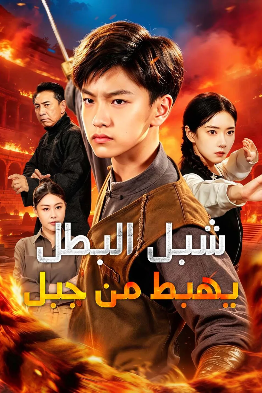 ملصق مسلسل «شبل البطل يهبط من جبل»