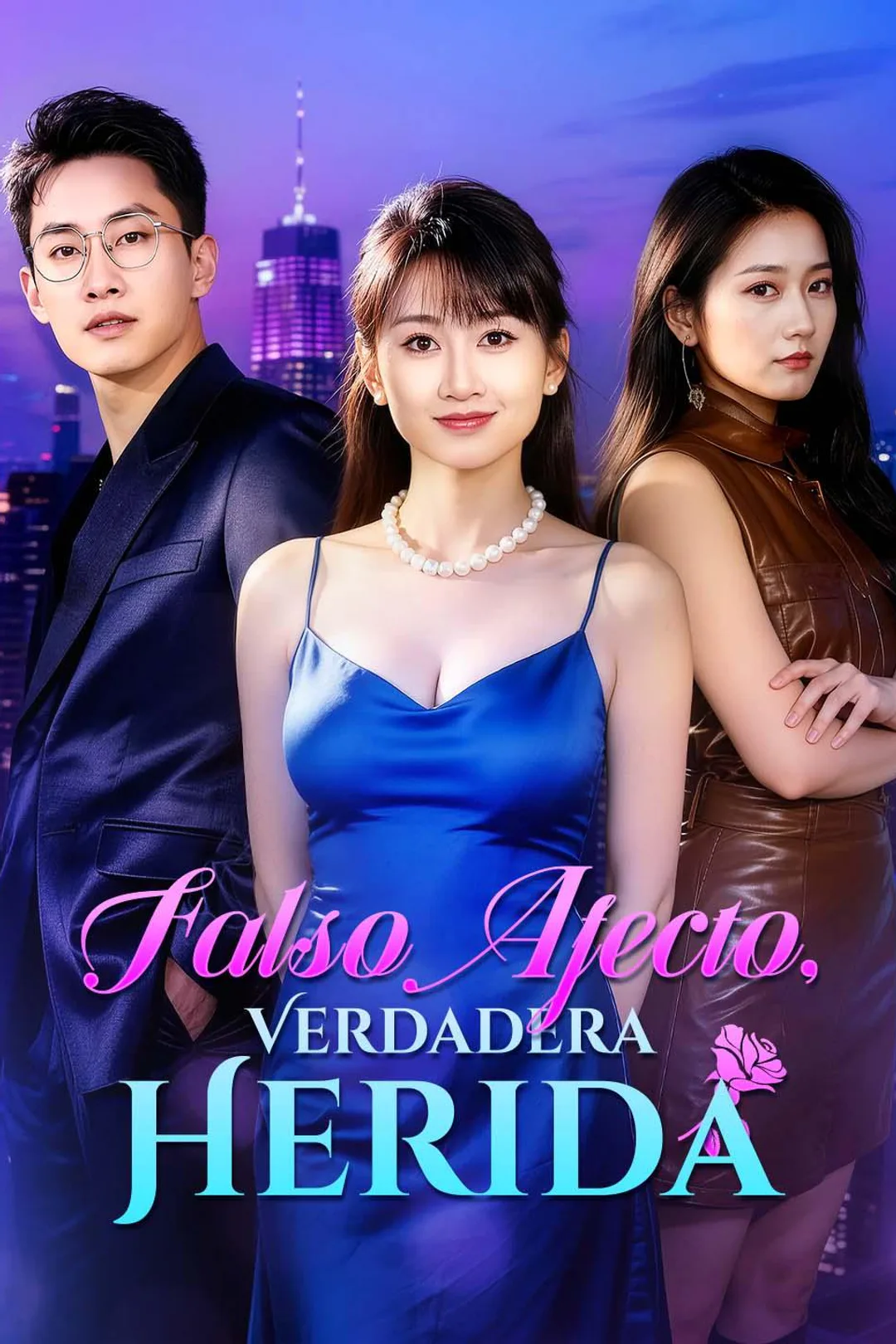 Póster de Falso Afecto, Verdadera Herida