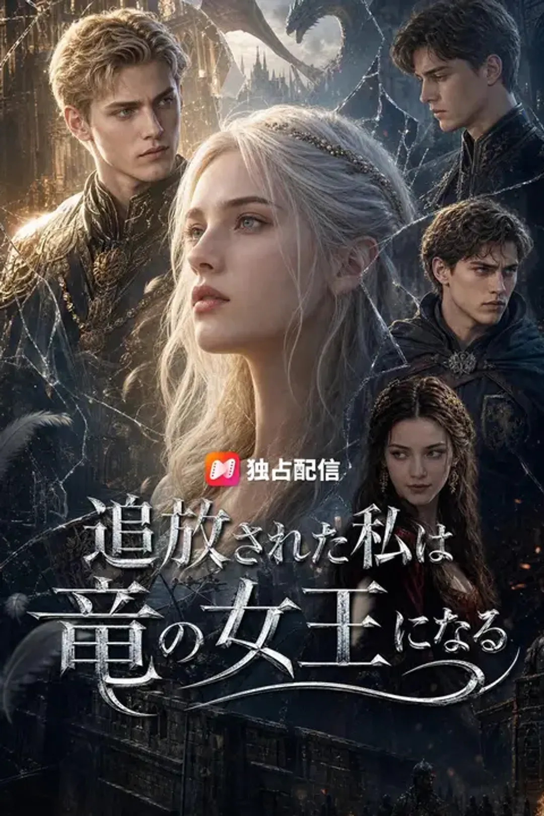 追放された私は竜の女王になるのポスター