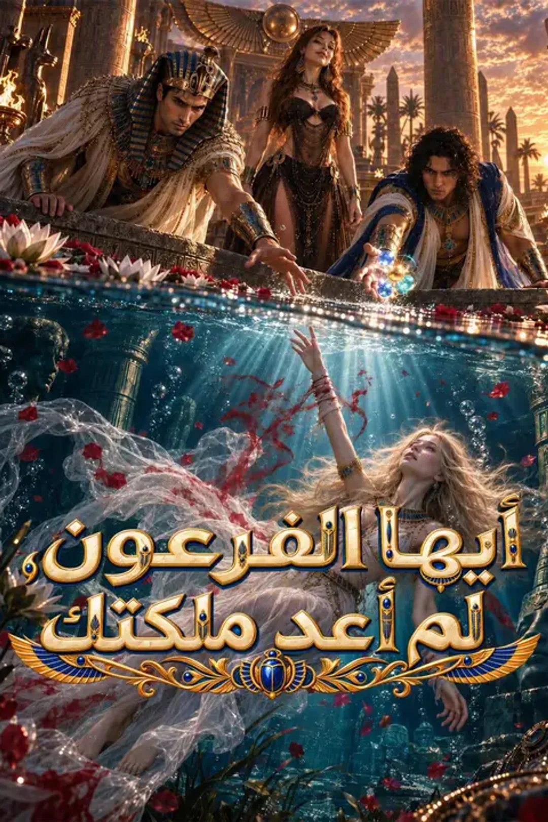 ملصق مسلسل «أيها الفرعون، لم أعد ملكتك»