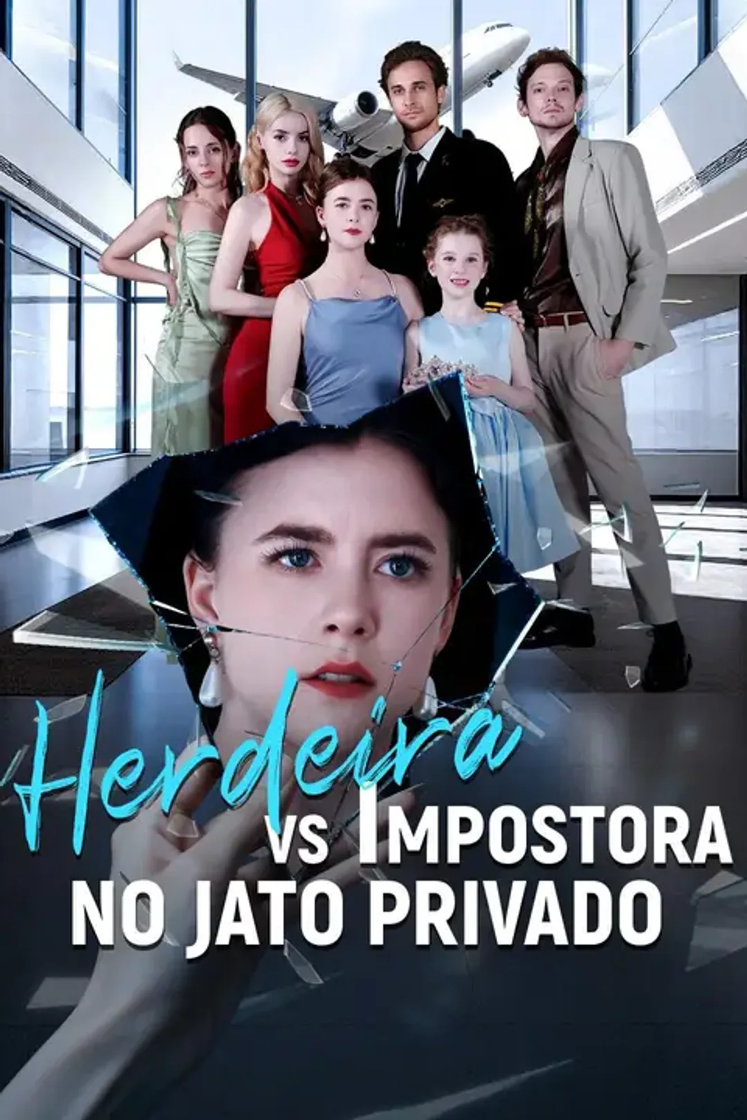 Pôster de Herdeira vs Impostora no Jato Privado