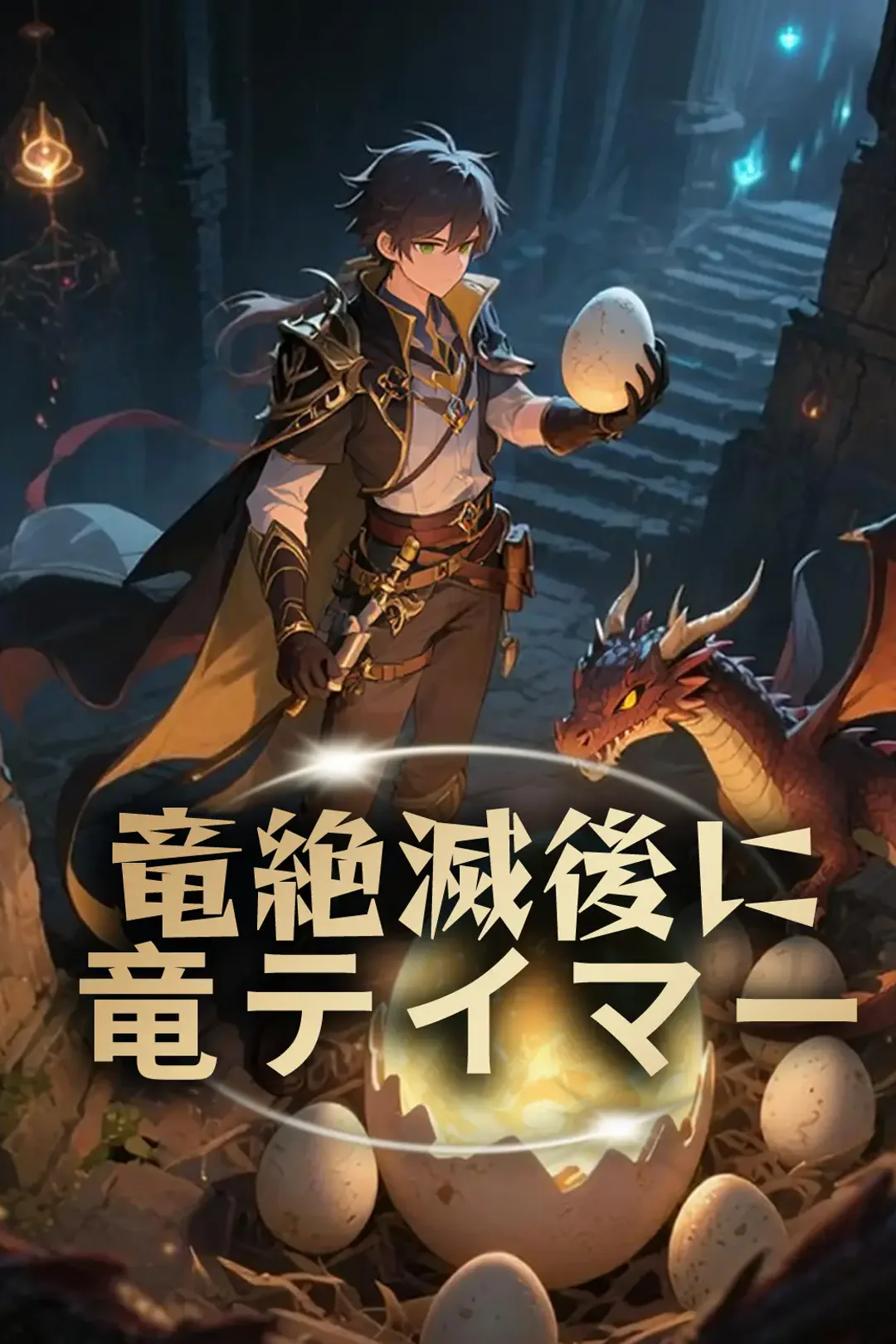 竜絶滅後に竜テイマーのポスター