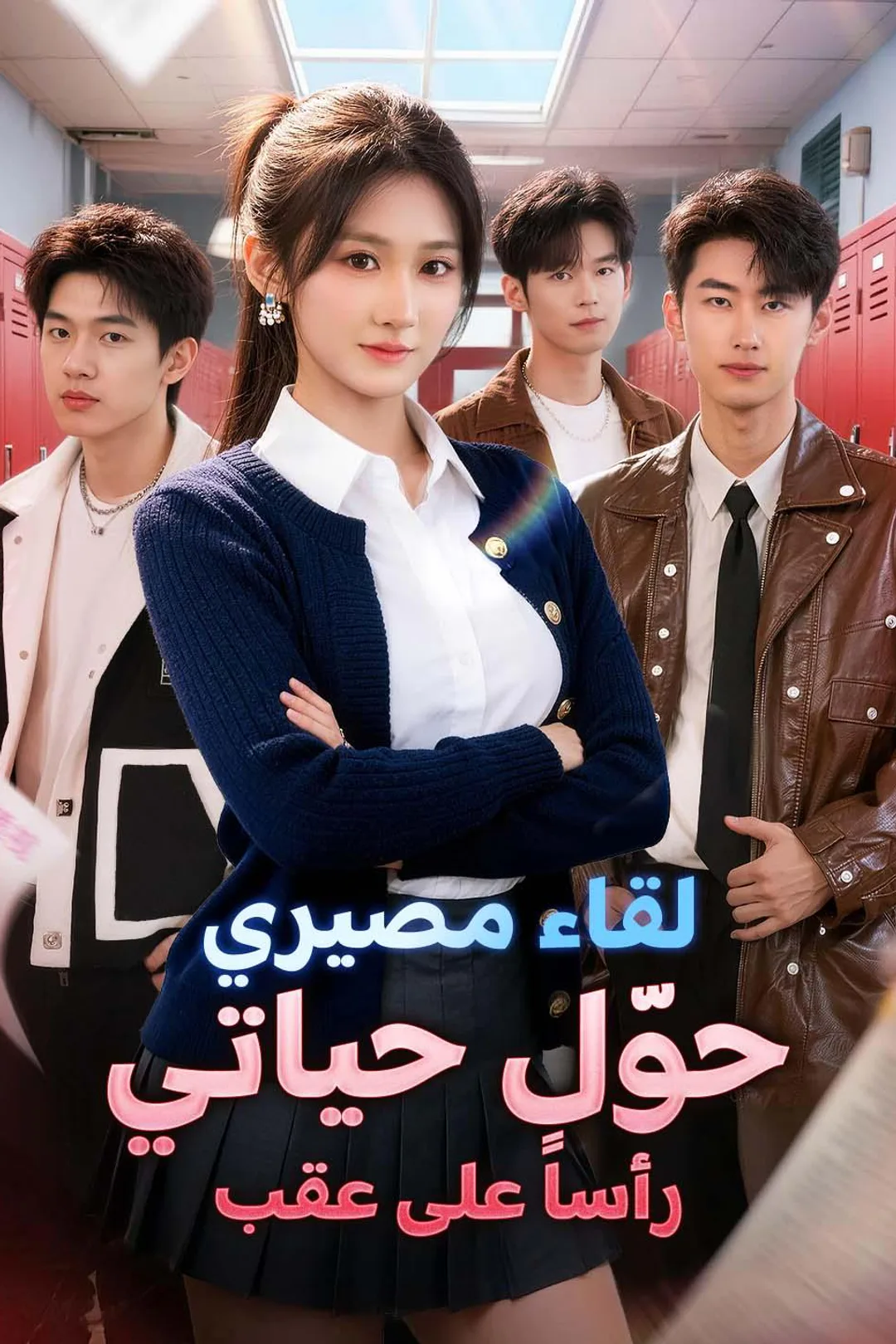 ملصق مسلسل «لقاء مصيري حوّل حياتي رأساً على عقب»
