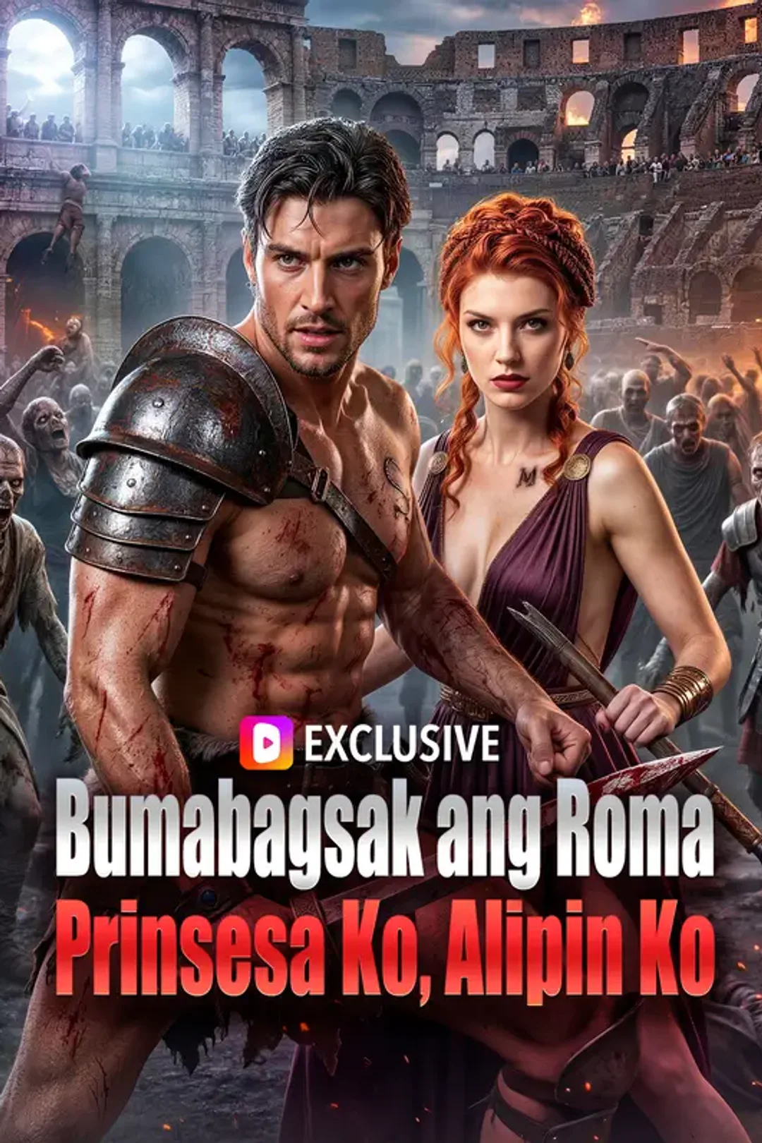 Poster ng Bumabagsak ang Roma: Prinsesa Ko, Alipin Ko