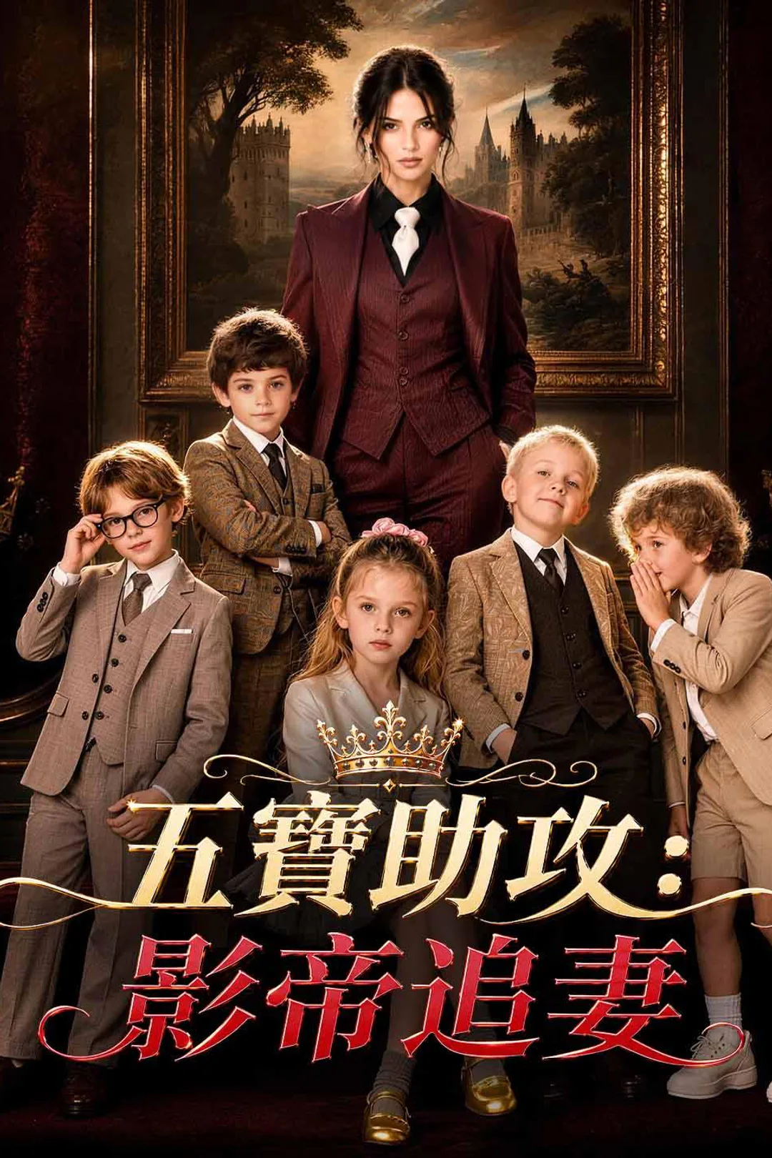 《五寶助攻：影帝追妻》海報